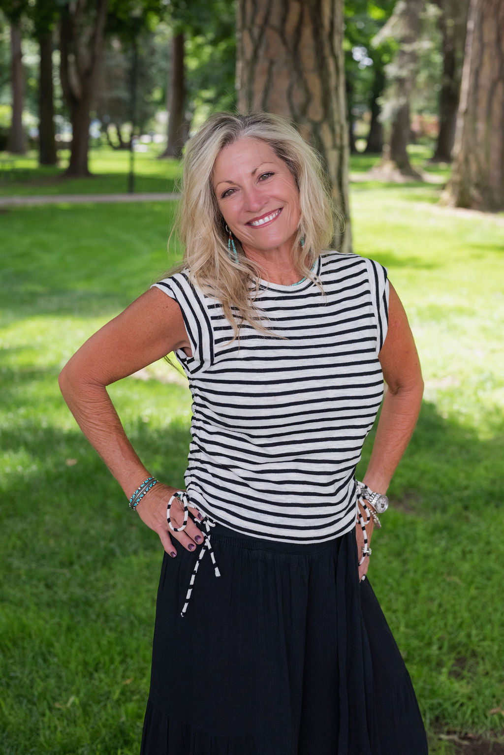 AIMEE STRIPE TOP