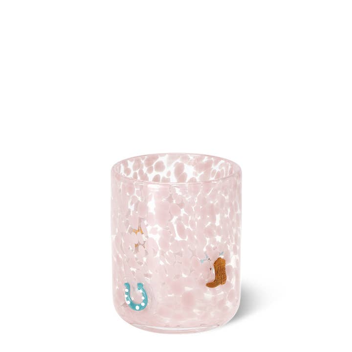 Giddy Up Charm Glass (17oz)