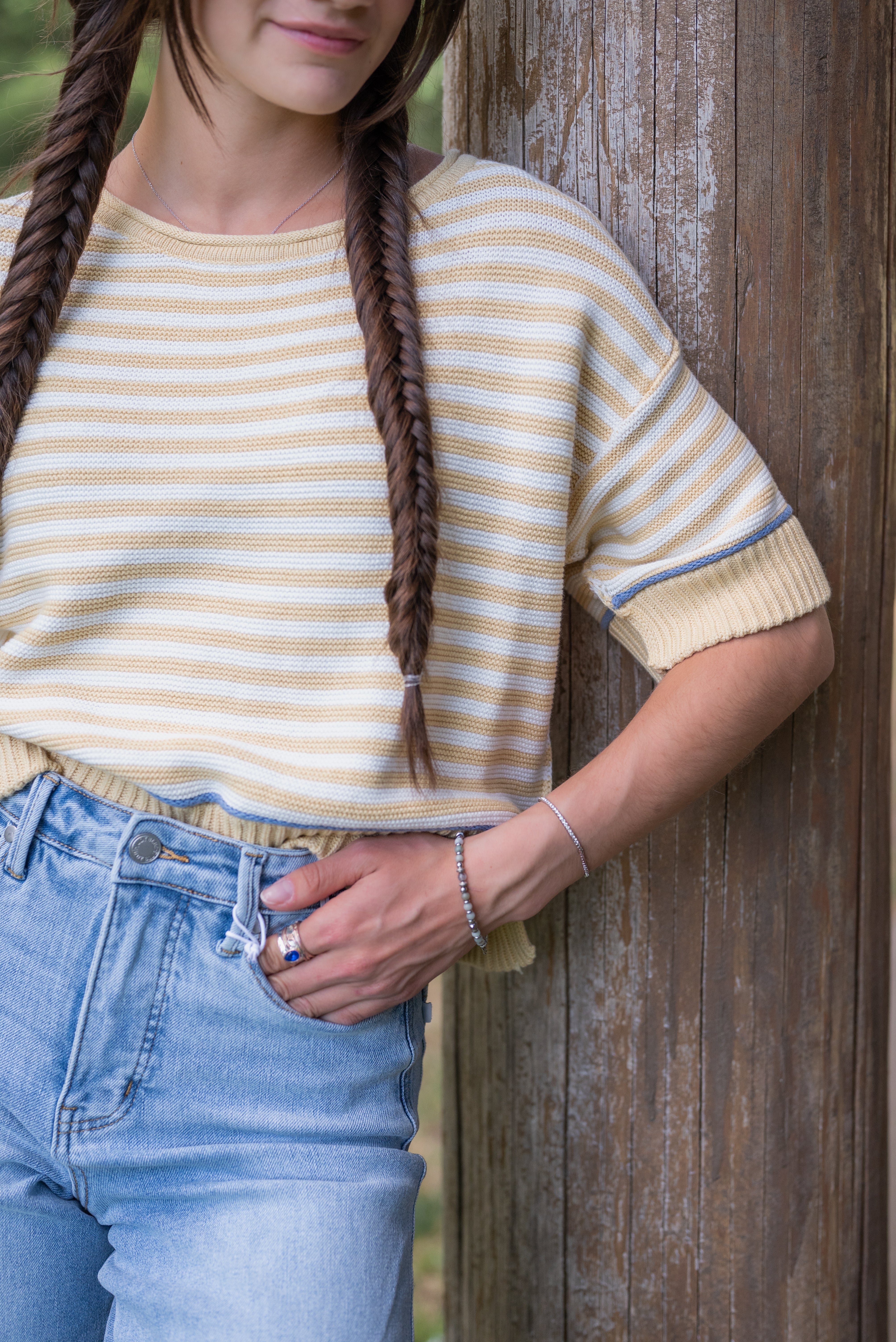 GENTRY STRIPE SWEATER