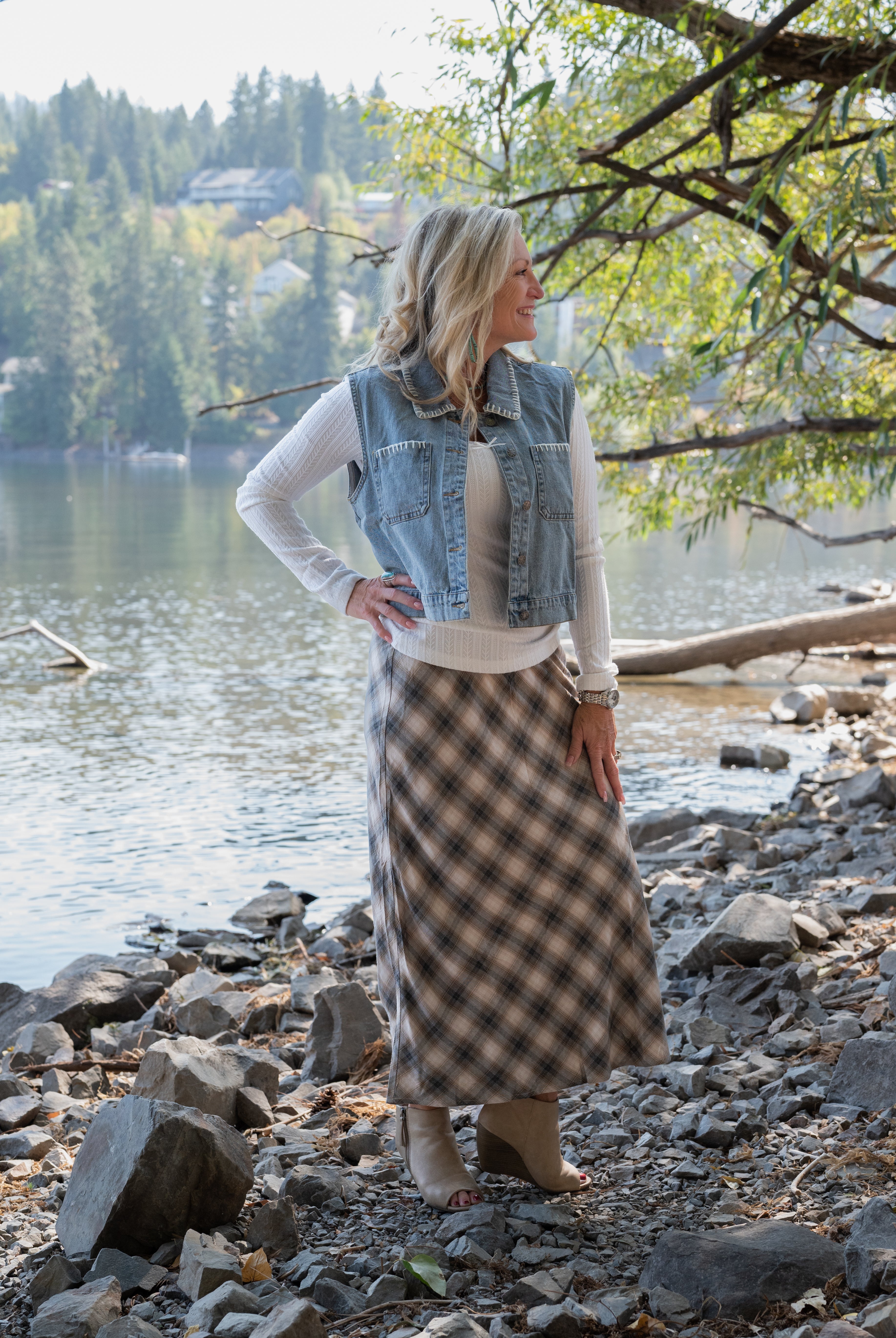 FLORINE DENIM VEST