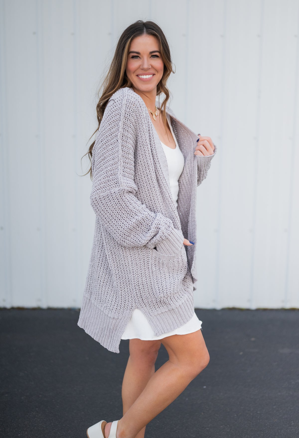 PANSY CHENILLE CARDIGAN