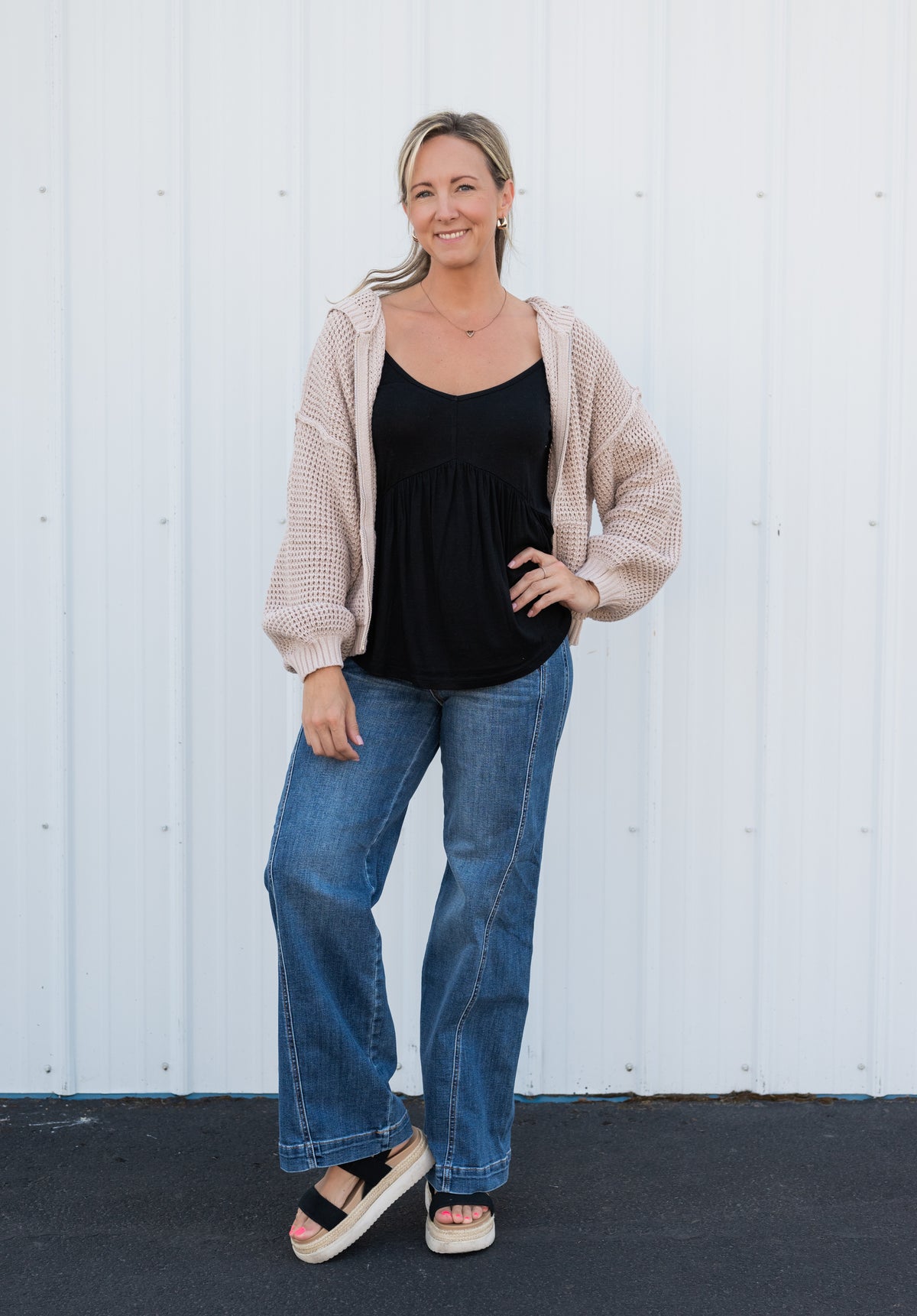 NAOMI HOODED CARDI