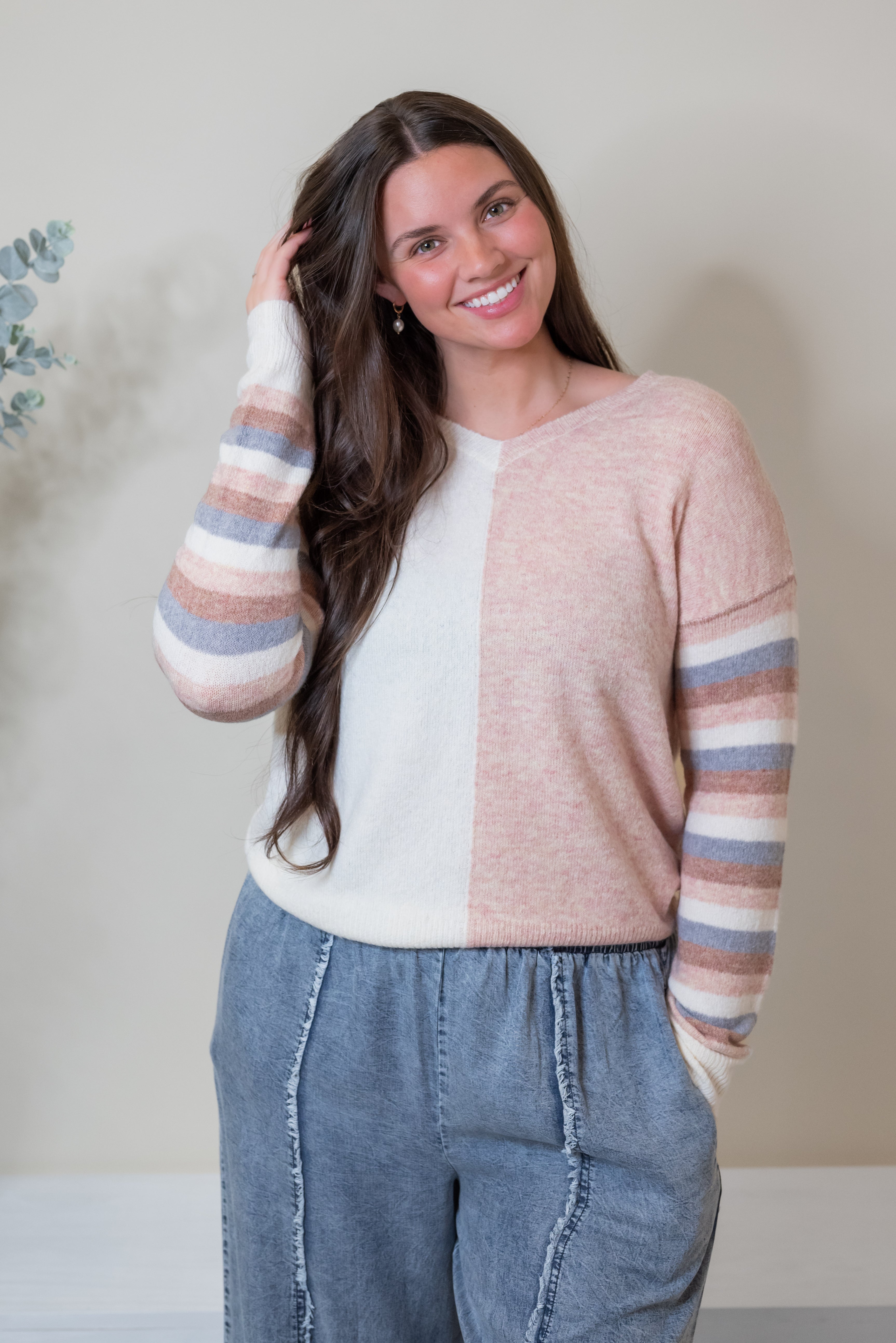 LETICIA STRIPE SWEATER