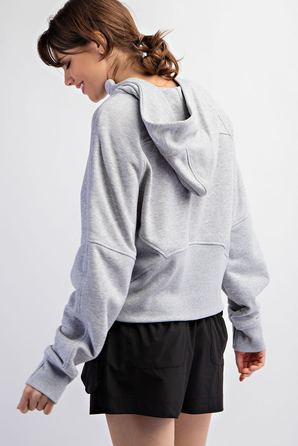LUVINIA CROPPED HOODIE