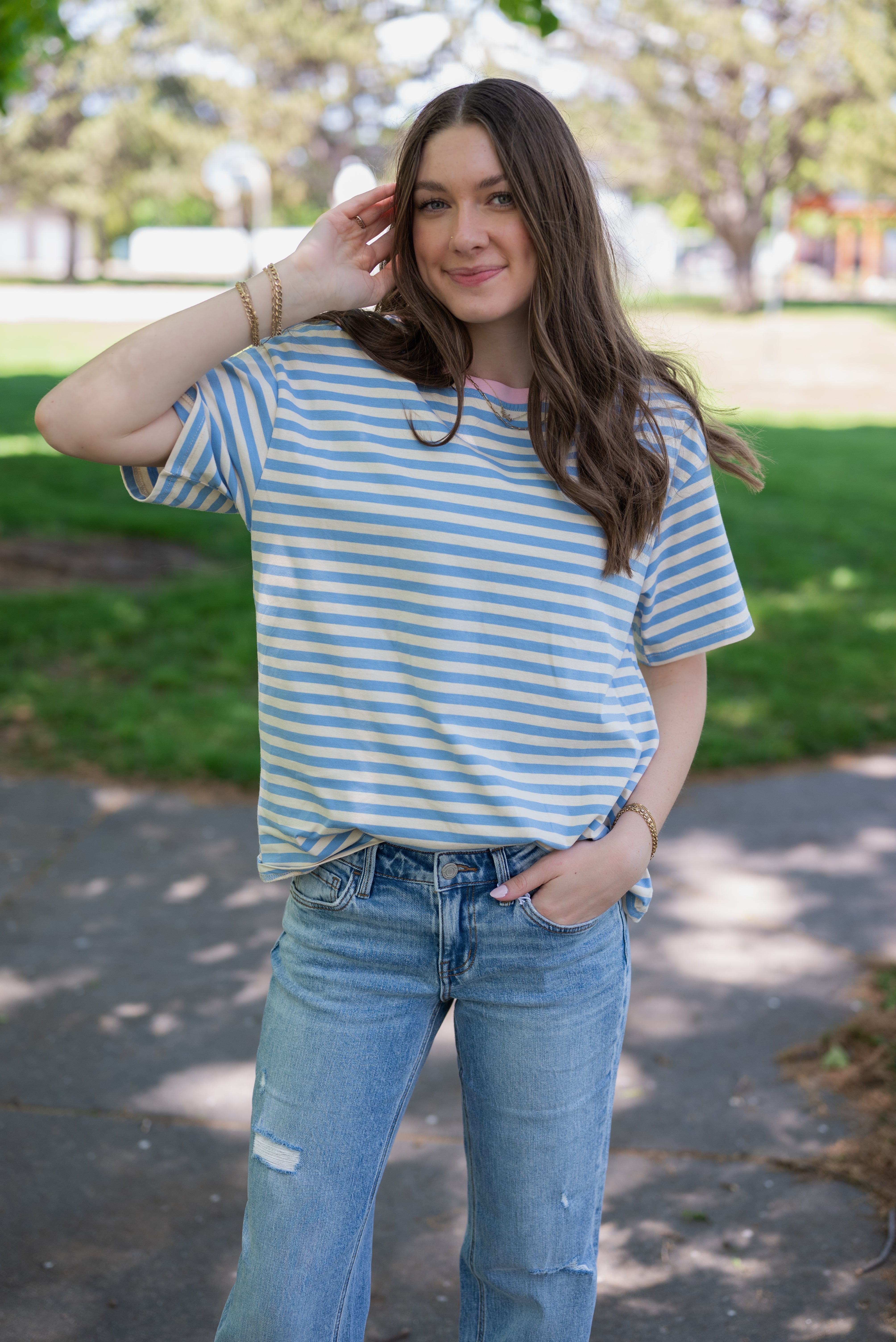DOLORES STRIPE TOP