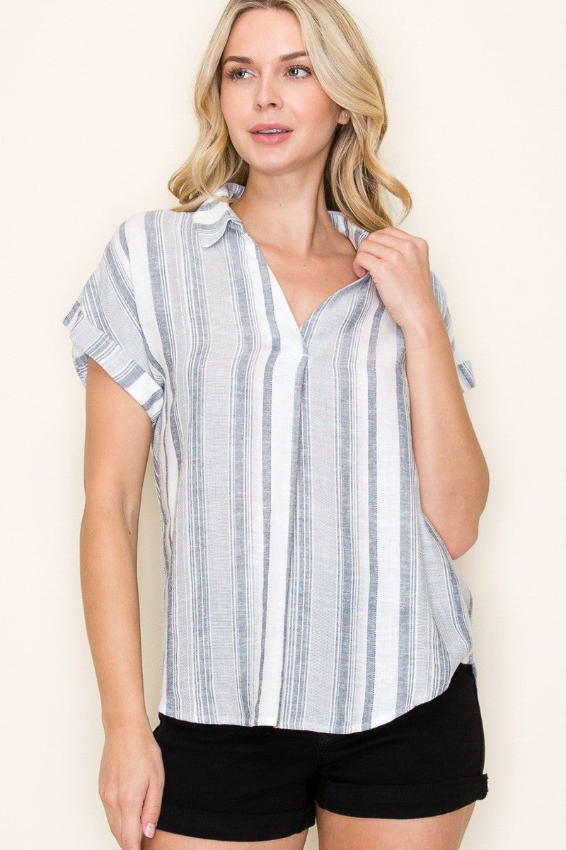 PAULINE STRIPE SHIRT
