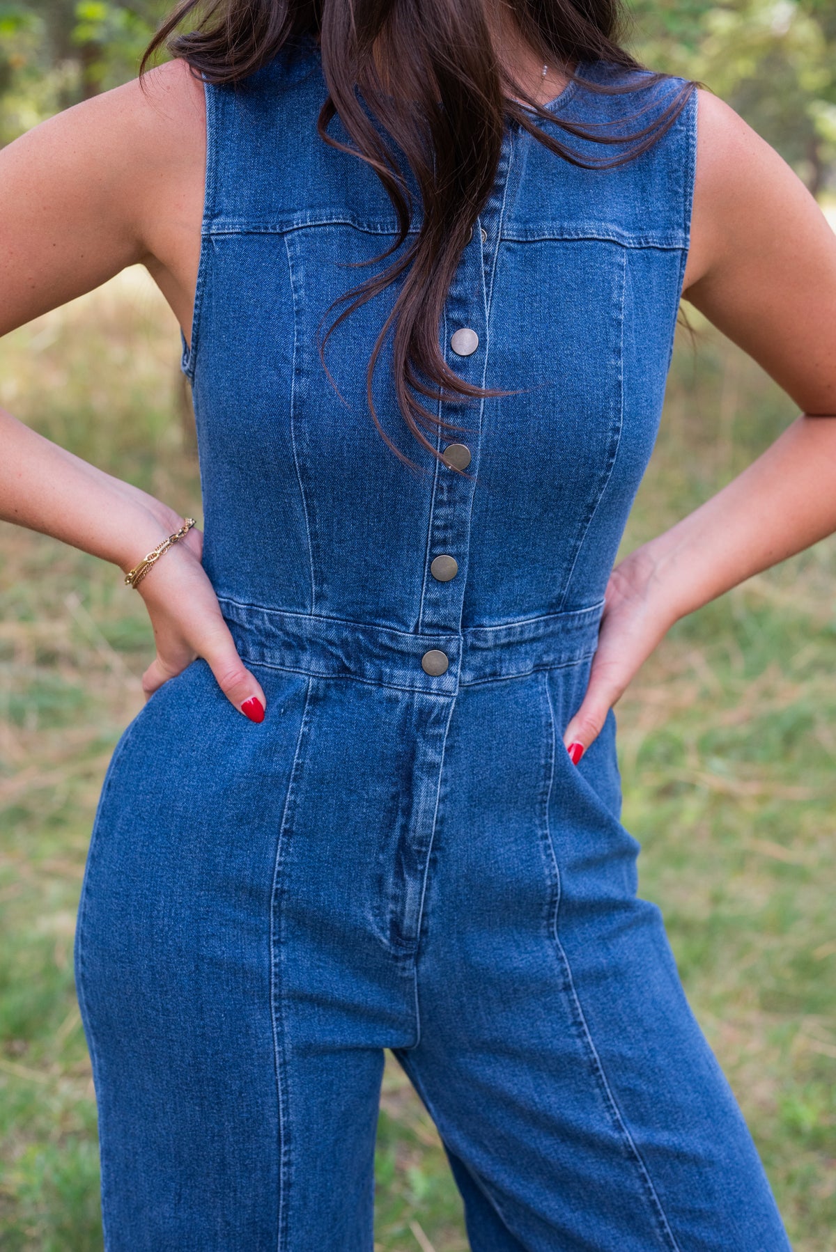 ANNE DENIM JUMPSUIT