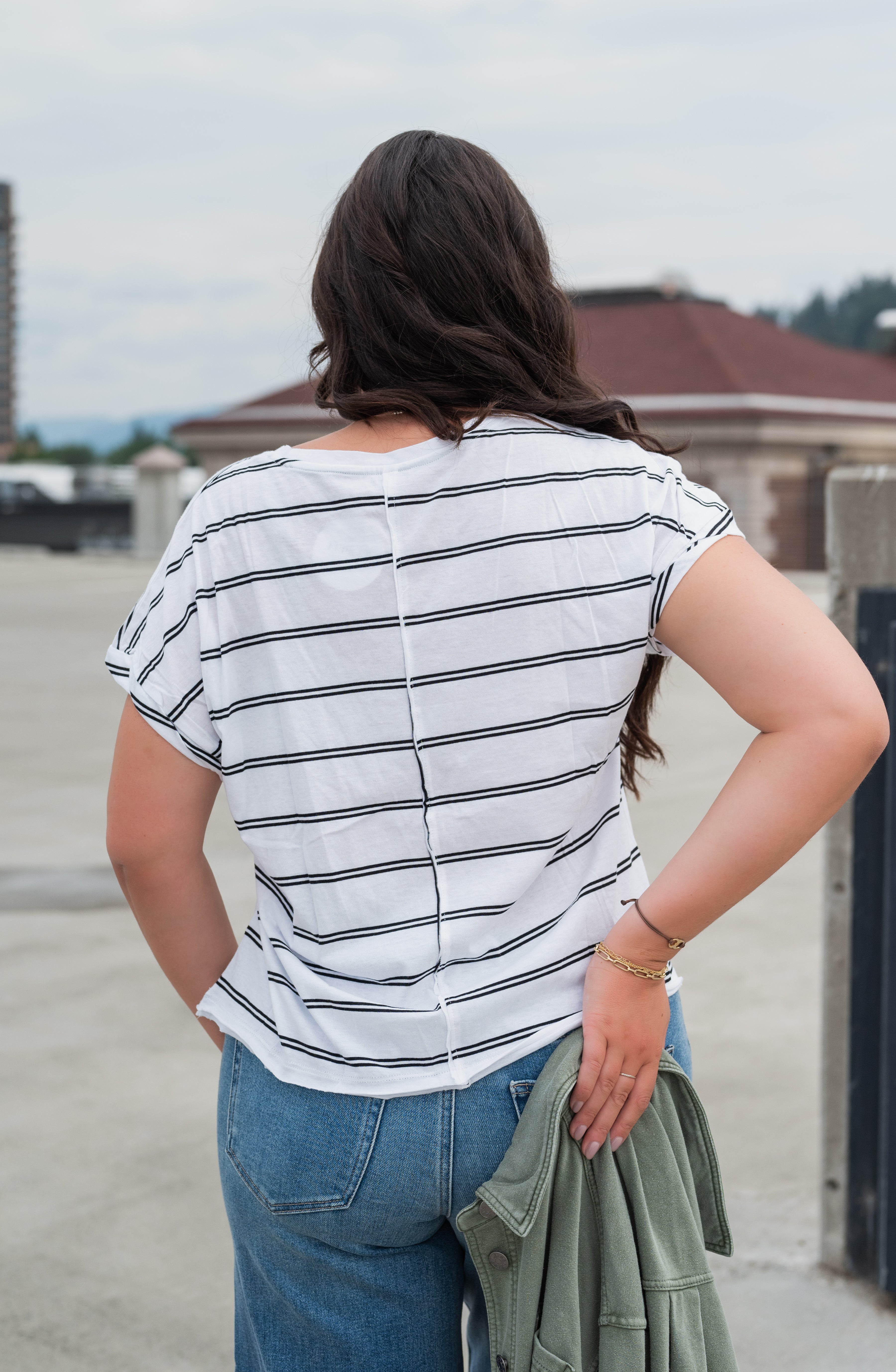 EDNA STRIPED TOP