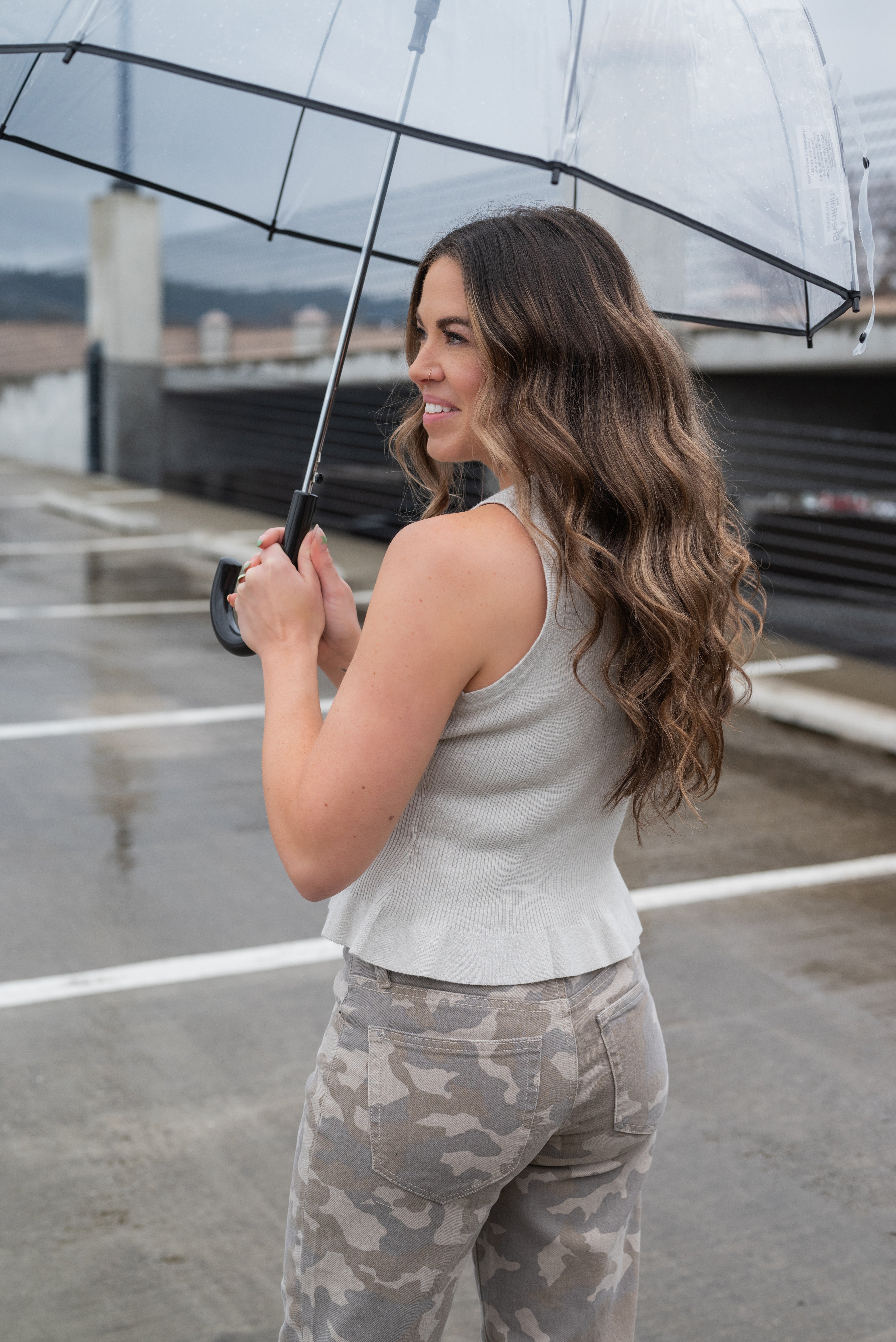 MADDISON PEPLUM TANK