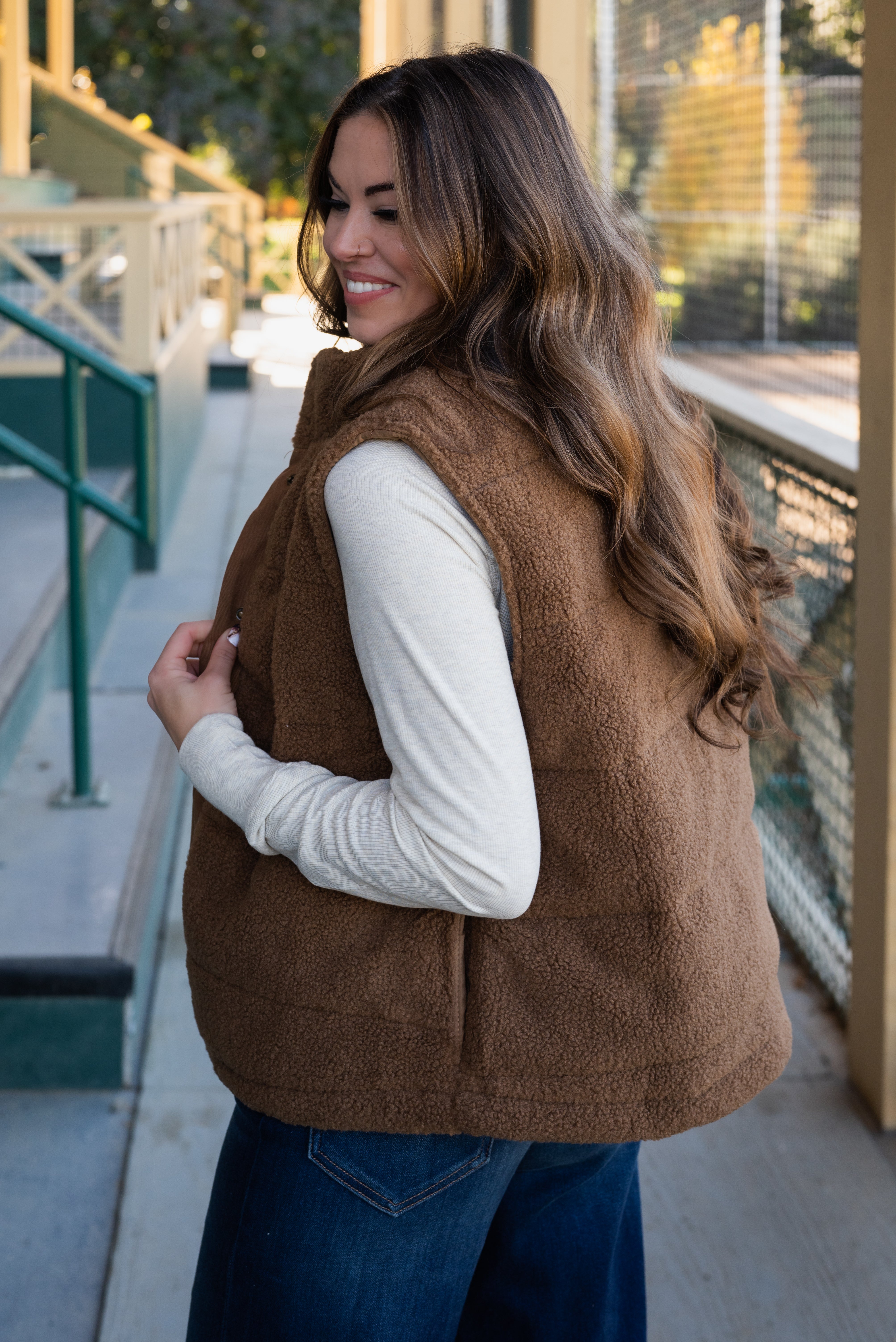 CAMERON TEDDY PUFF VEST