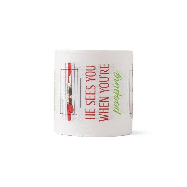 North Pole Plumbing Co. Hilarious Holiday Toilet Paper
