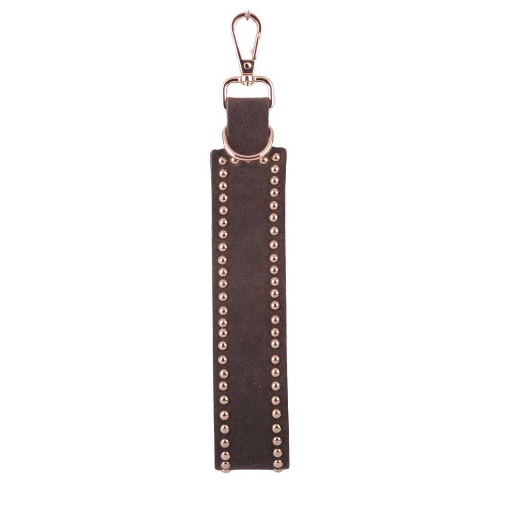Simplistic Studded Suede Hang-Off