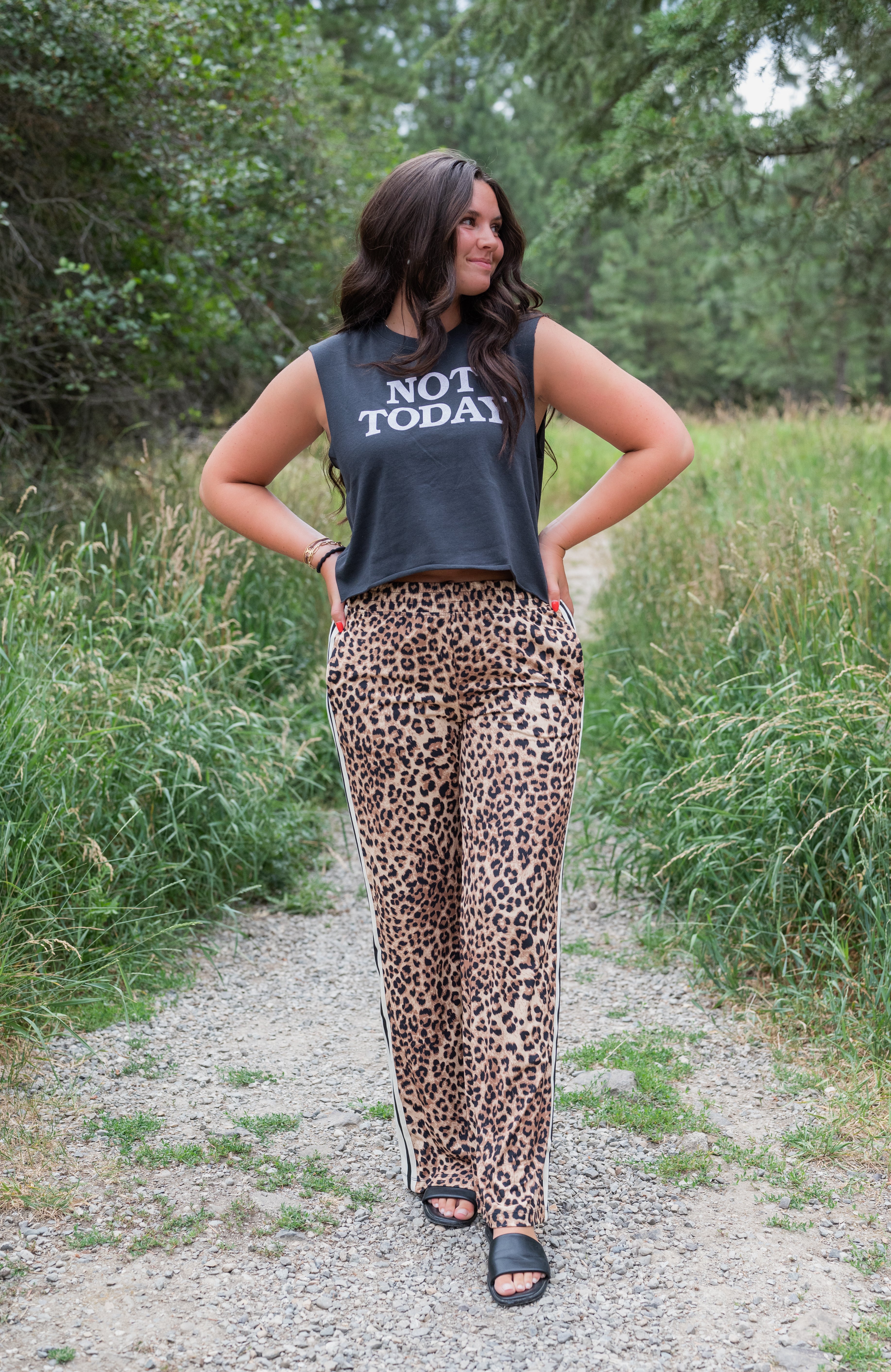 DURAN ANIMAL PRINT PANT
