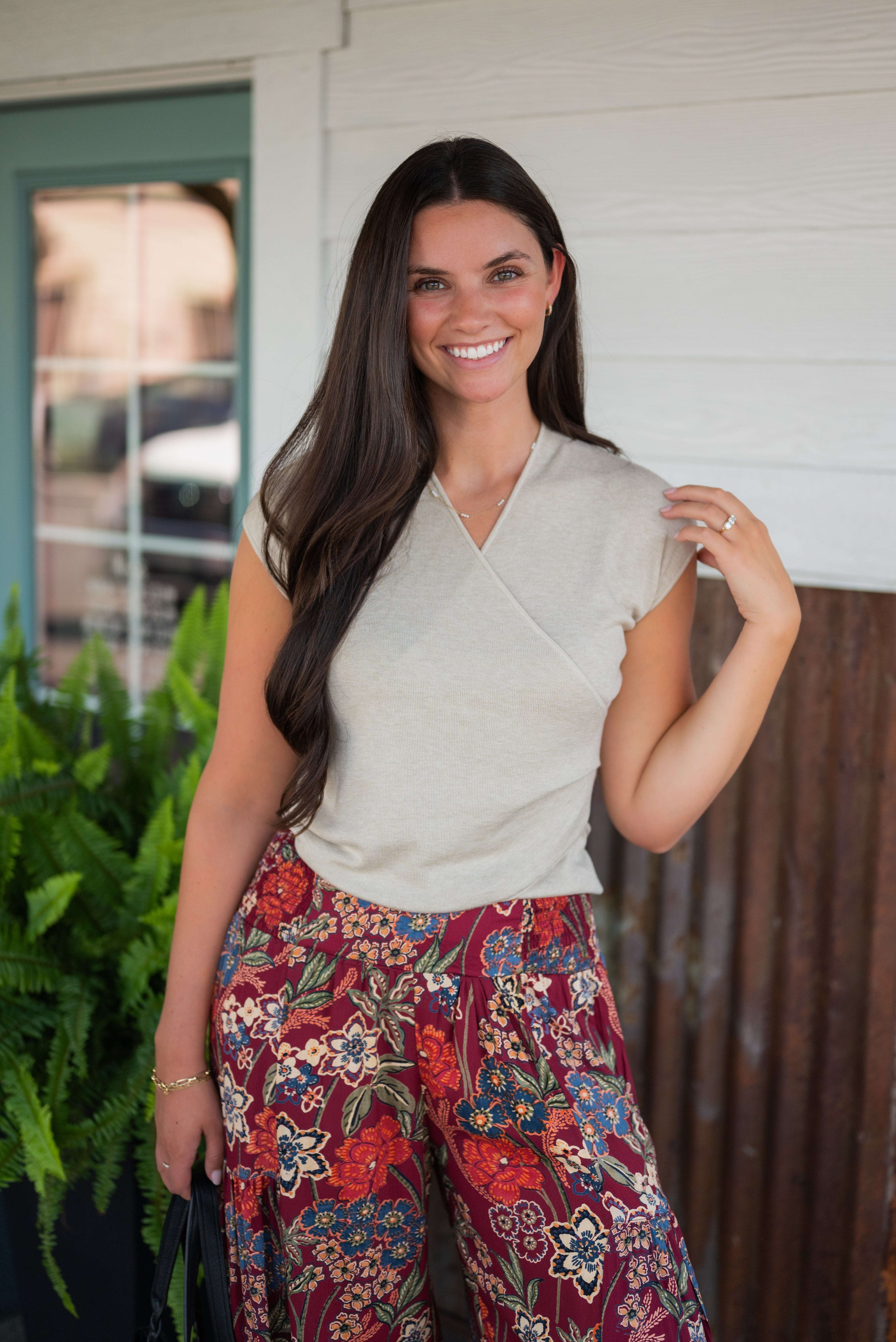 VICKY WRAP TOP