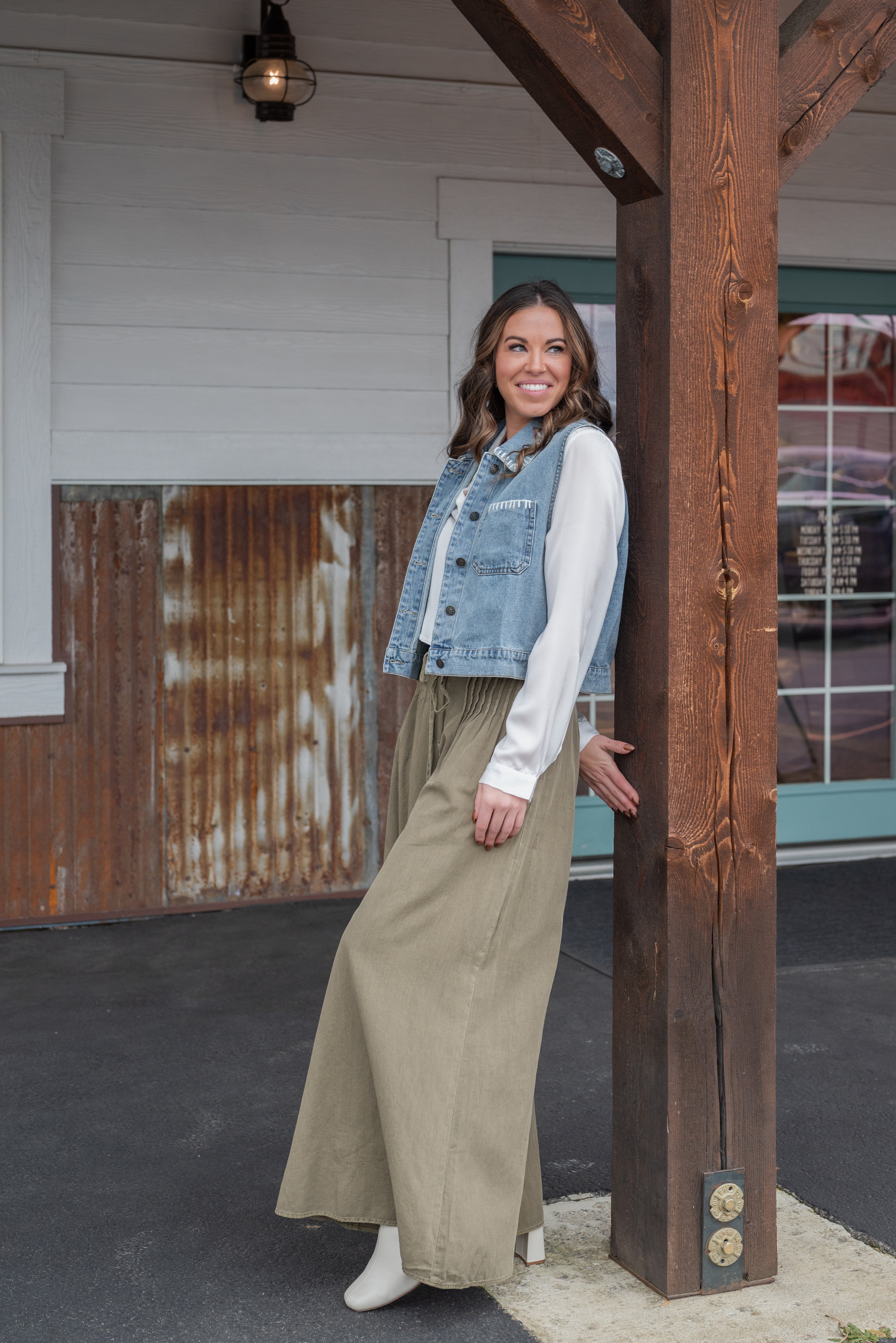 FLORINE DENIM VEST