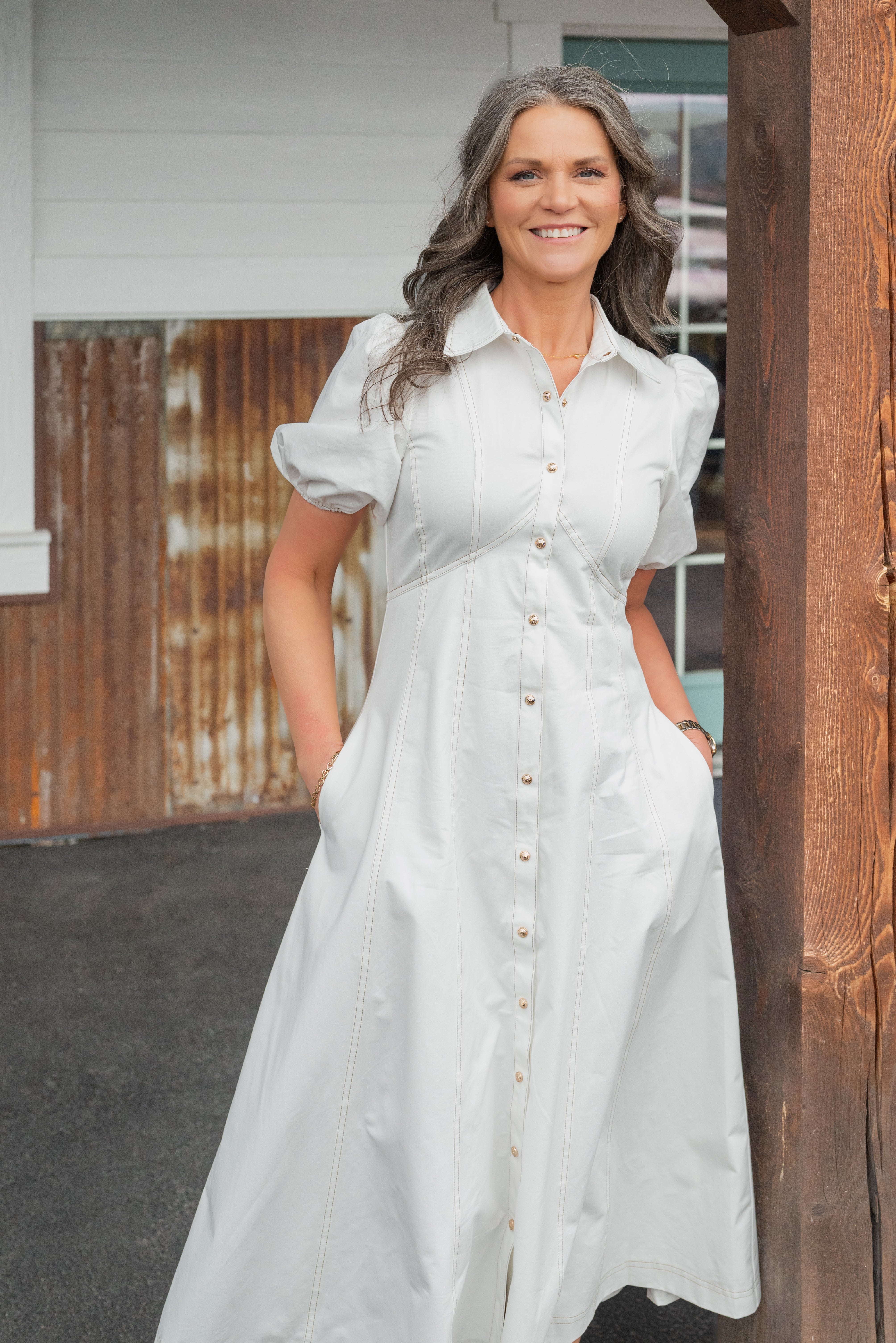 JACEY COLLARED DRESS