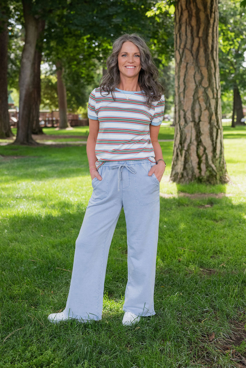 DANNA STRIPE TEE