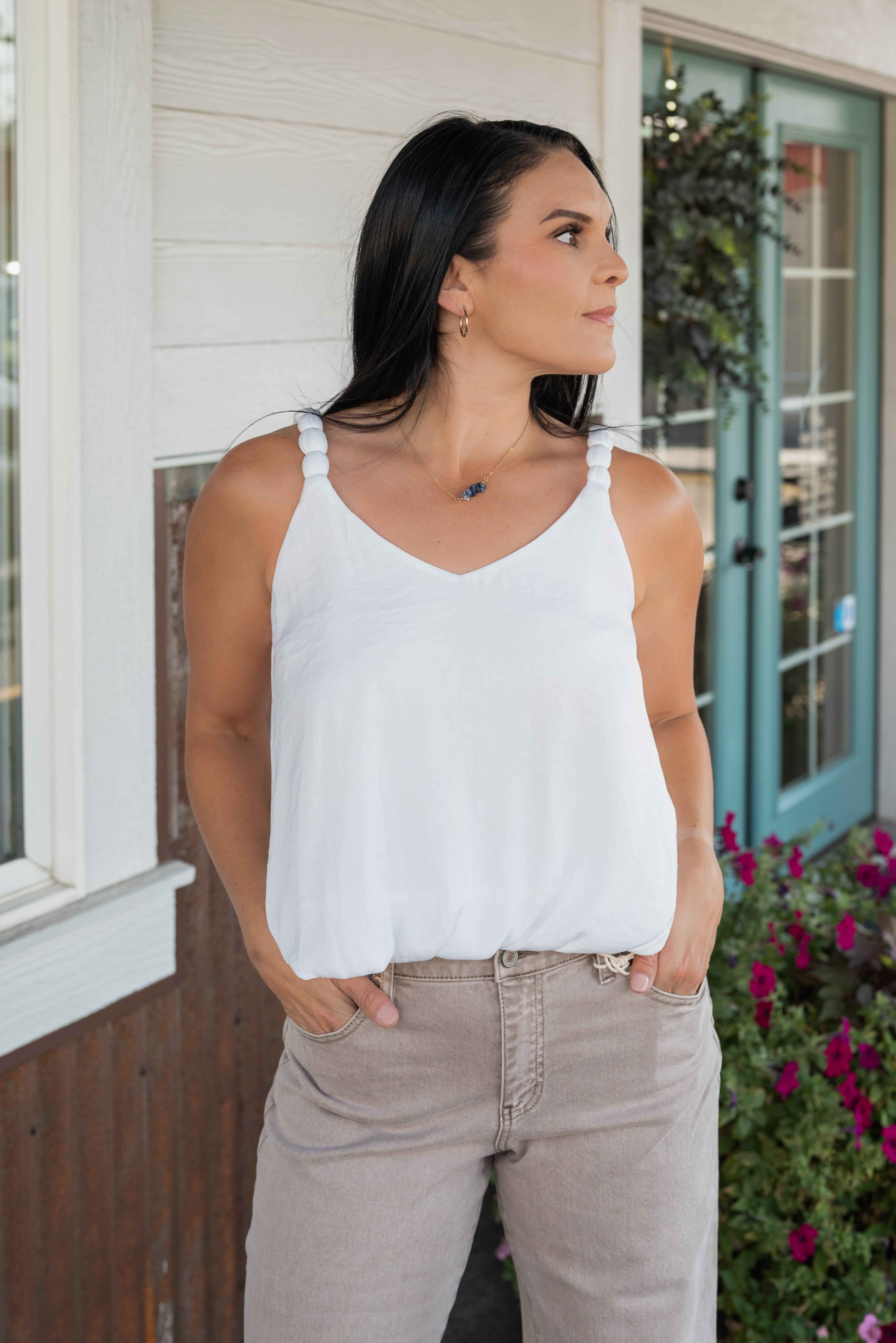 NATASHA BILLOWY TANK