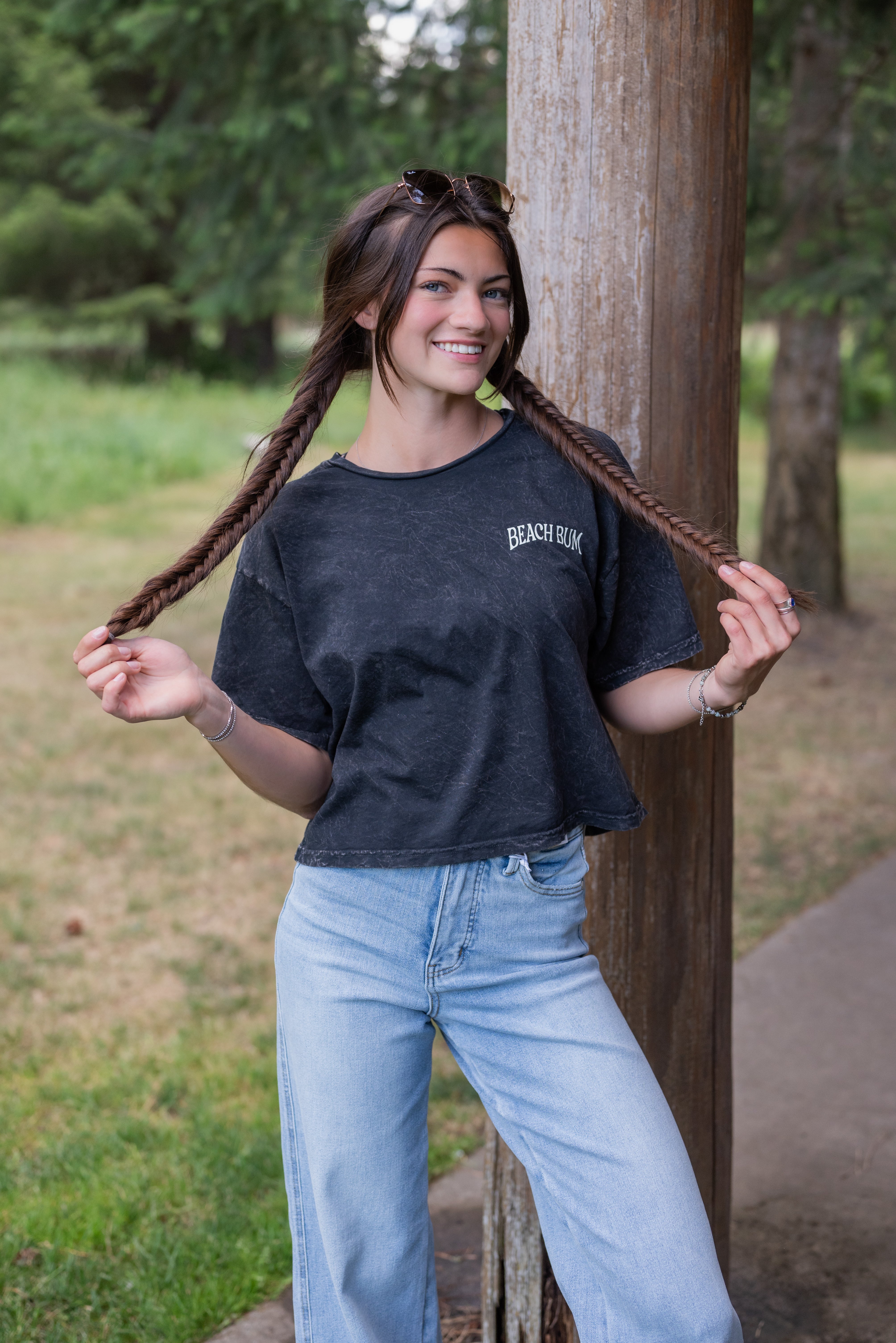 BEACH BUM Cropped Top