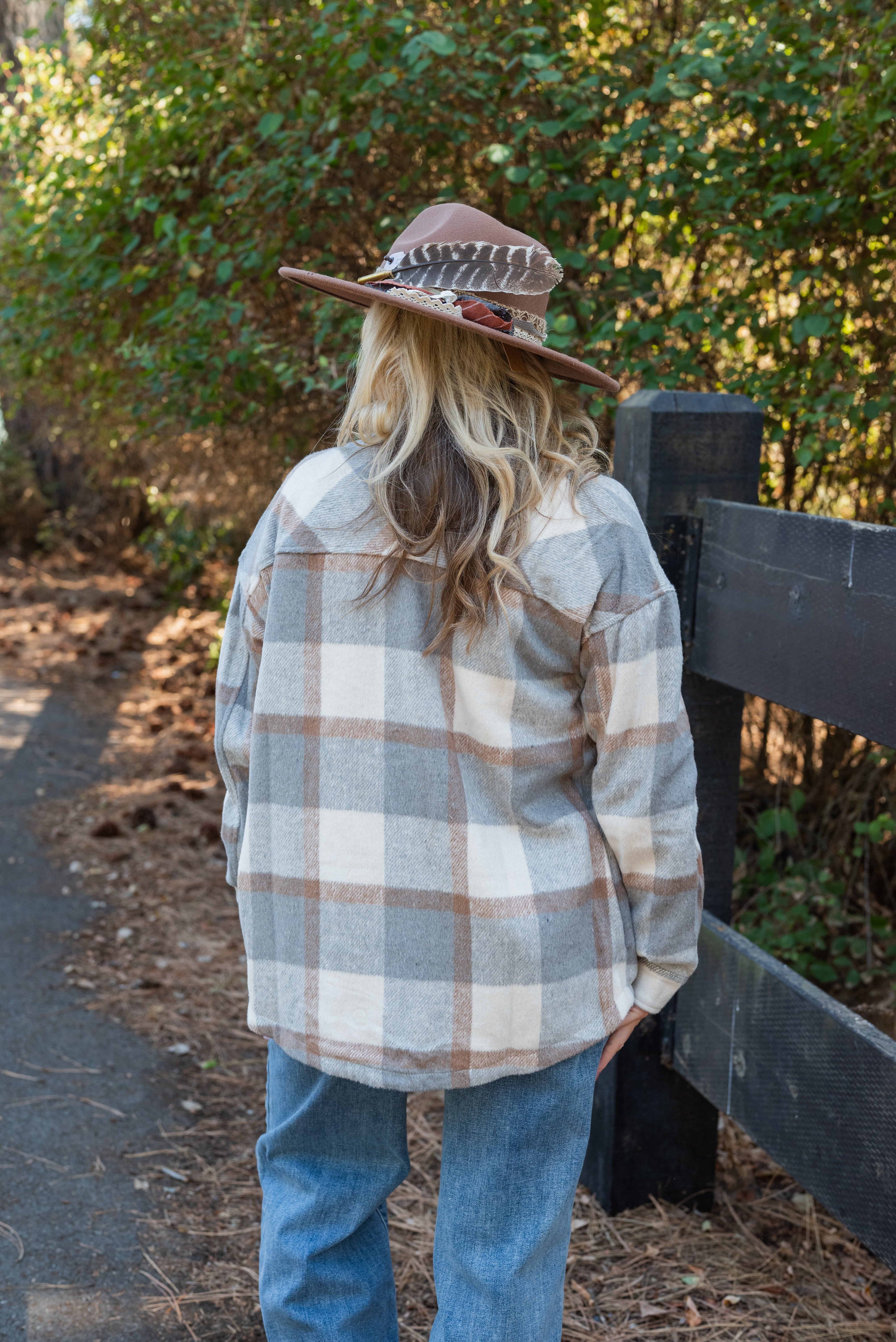 KAITLIN PLAID SHACKET