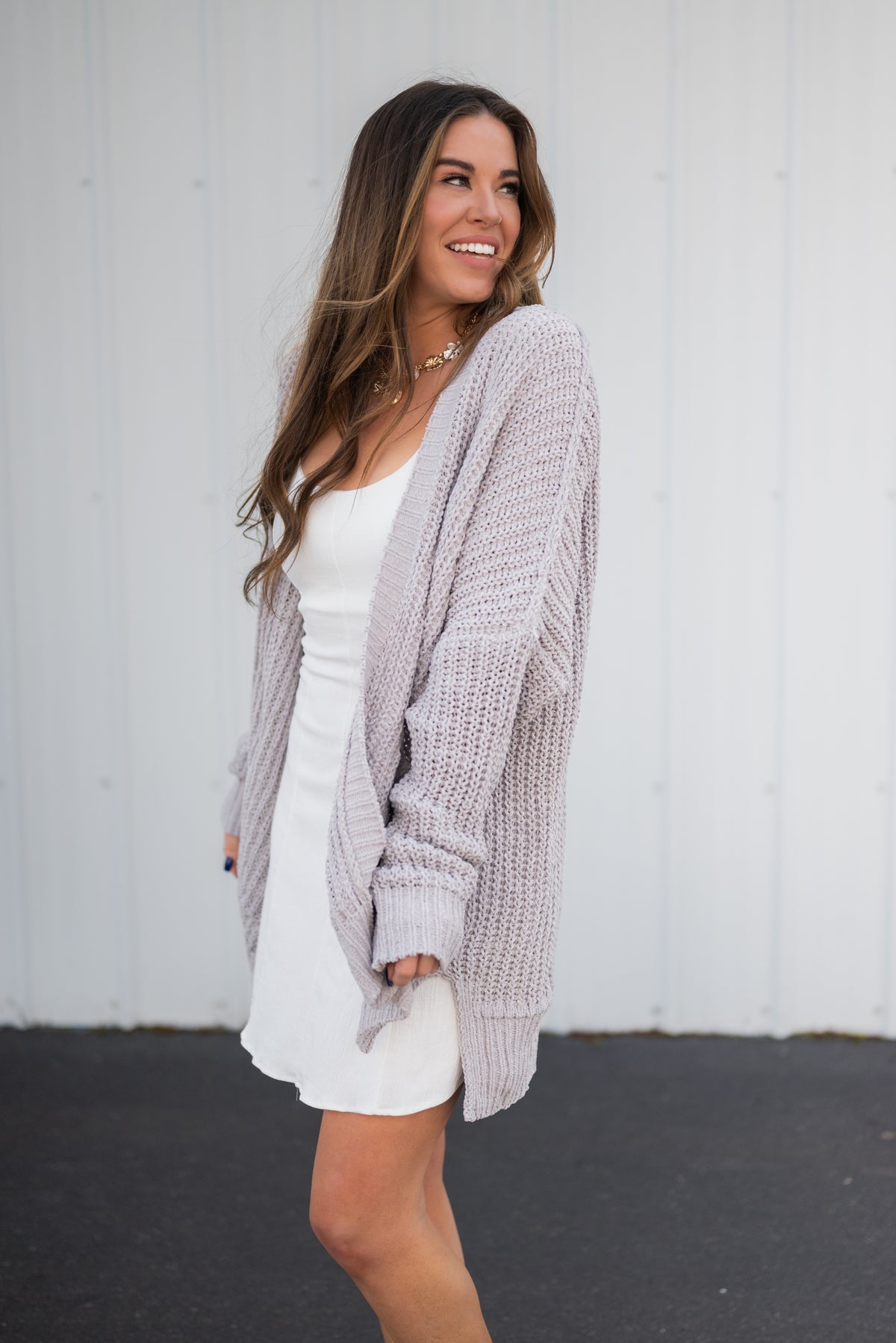 PANSY CHENILLE CARDIGAN
