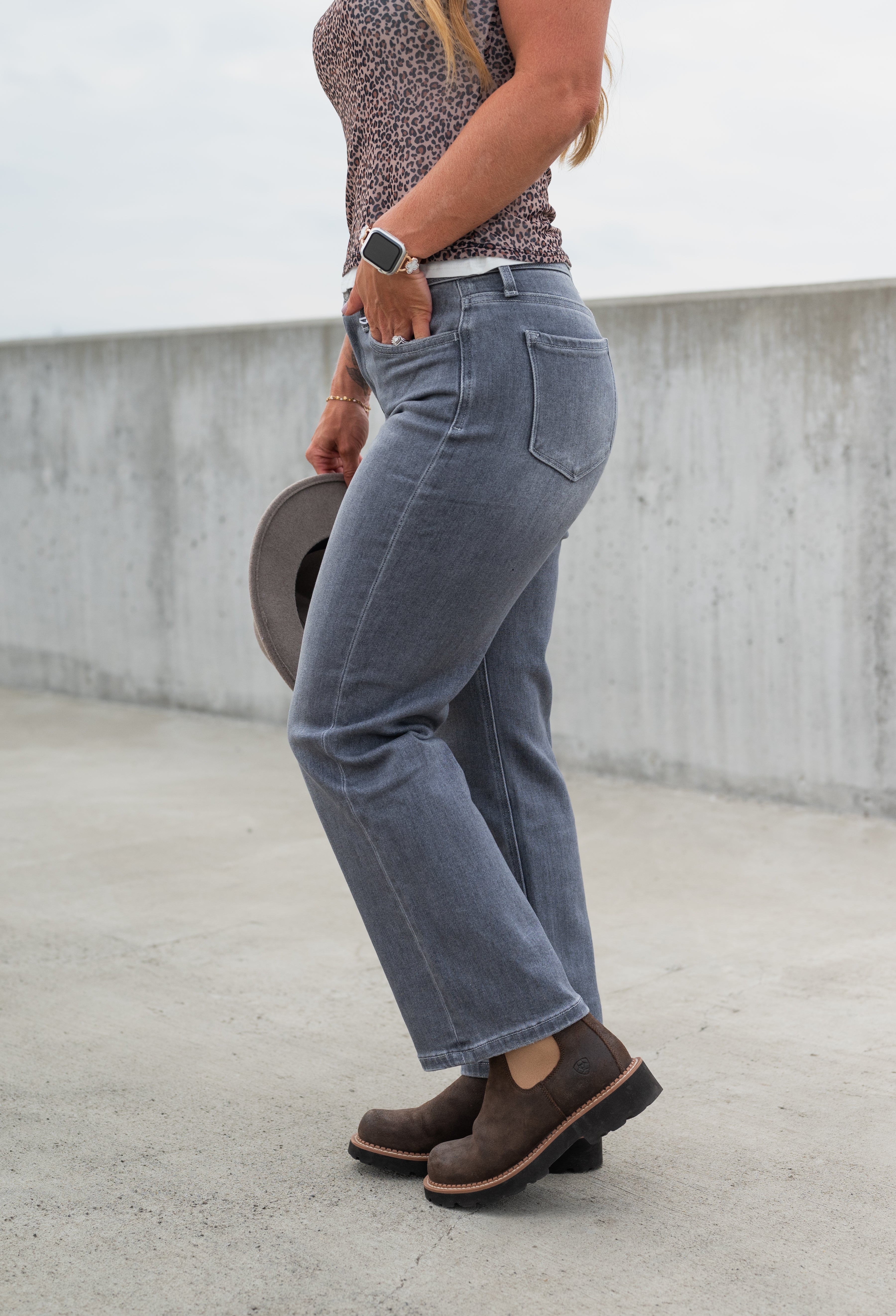 RIVER EDEN HR ANKLE SLIM WIDE
