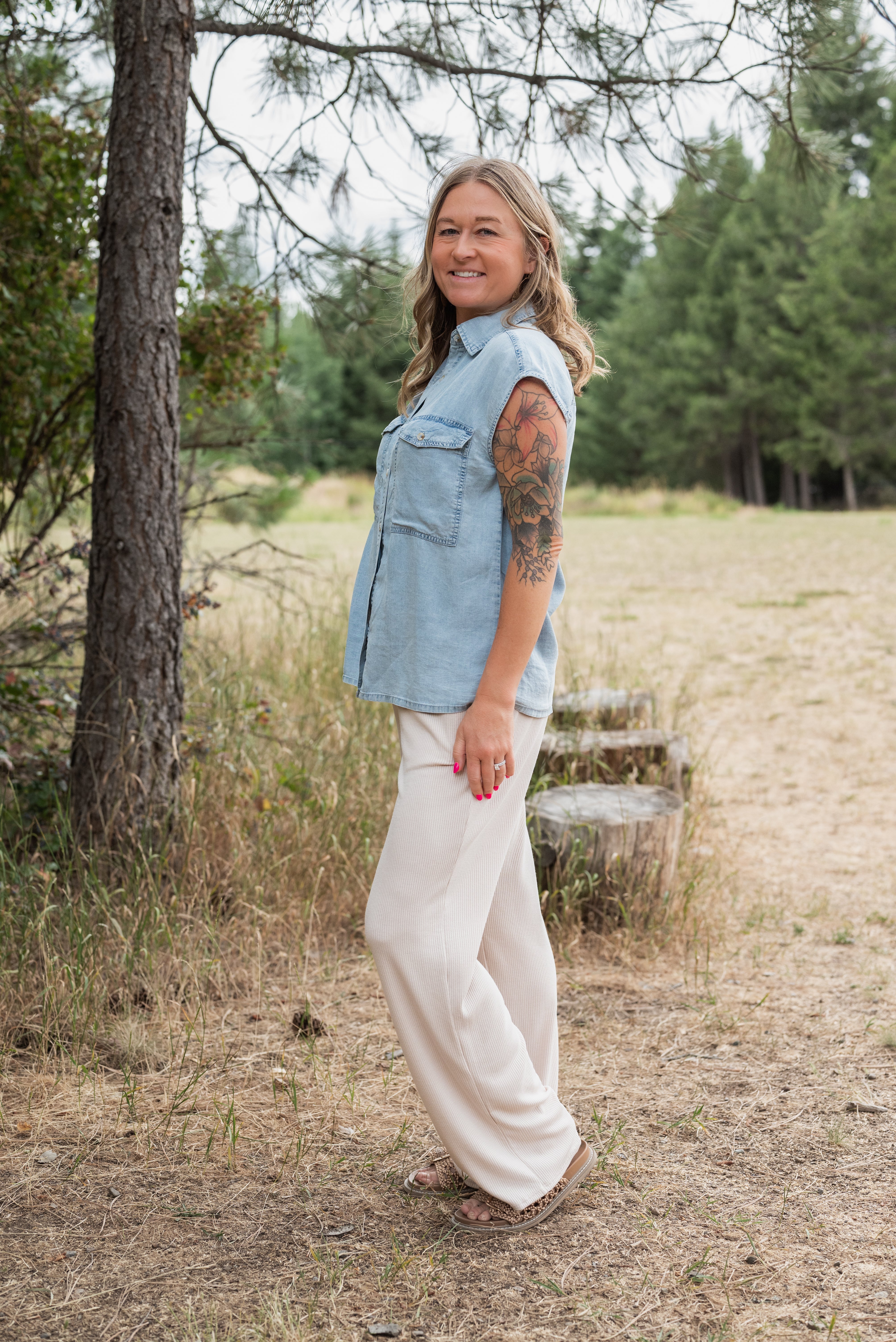 MIKKI DENIM SHIRT