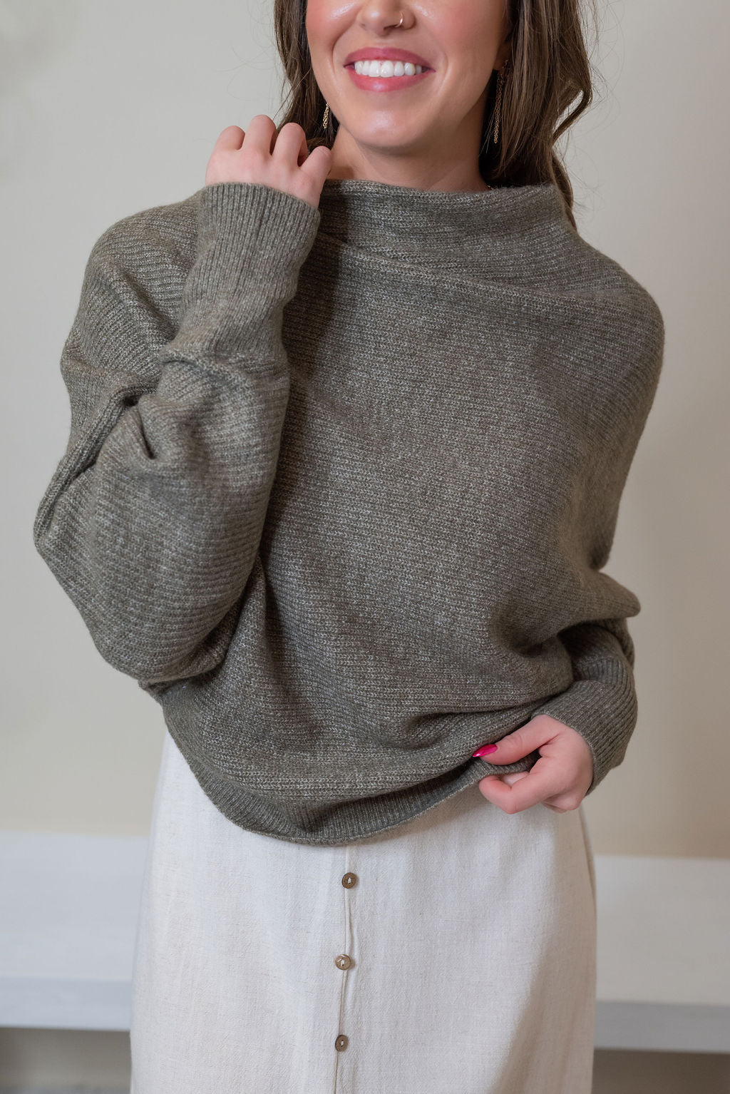 TRISTAN BATWING SWEATER