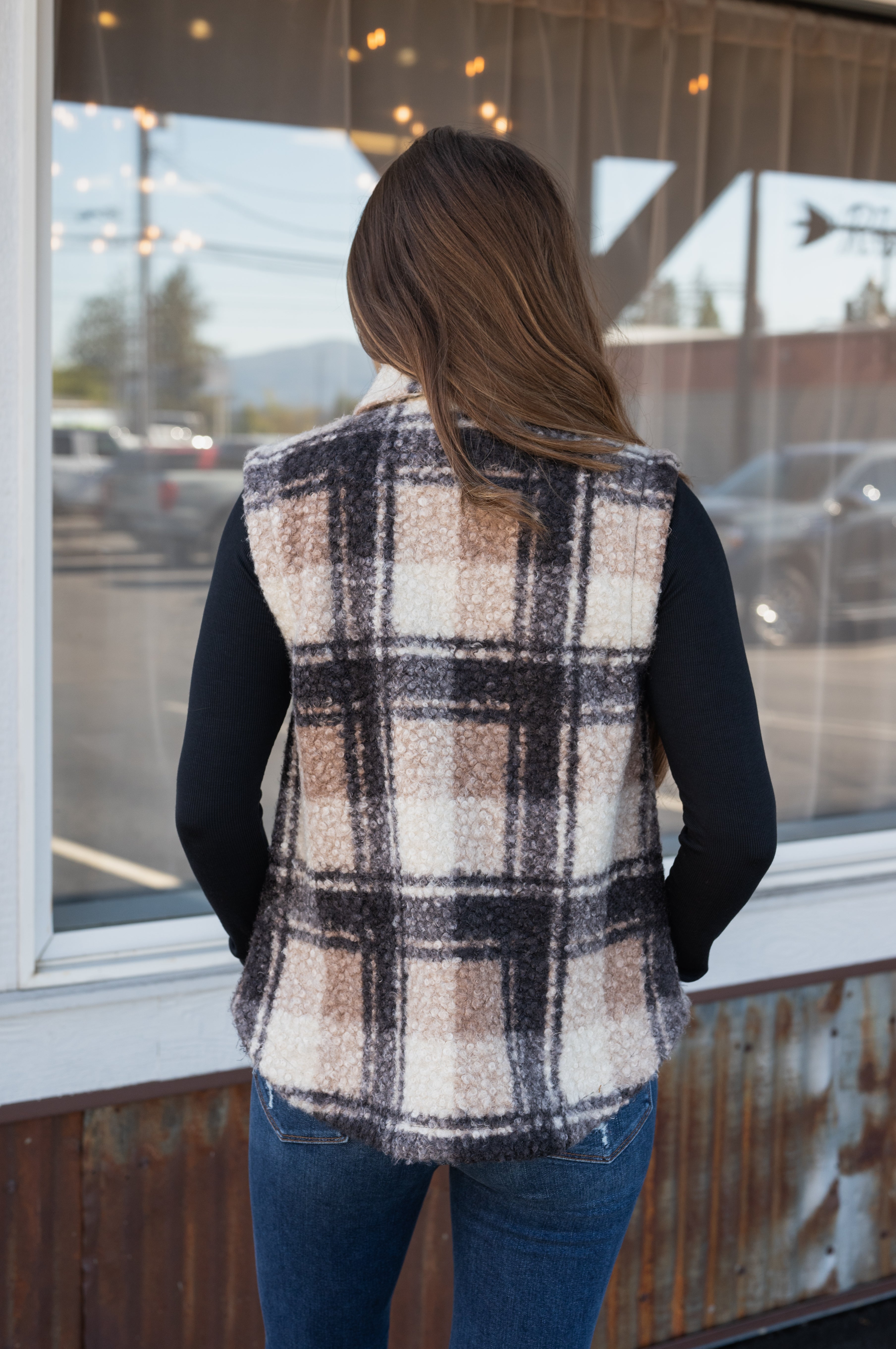 SANIYA PLAID VEST