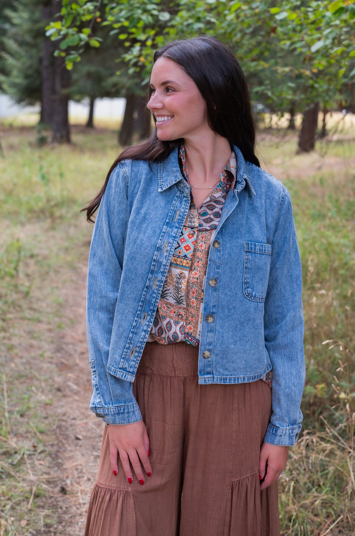 HILDA DENIM SHIRT