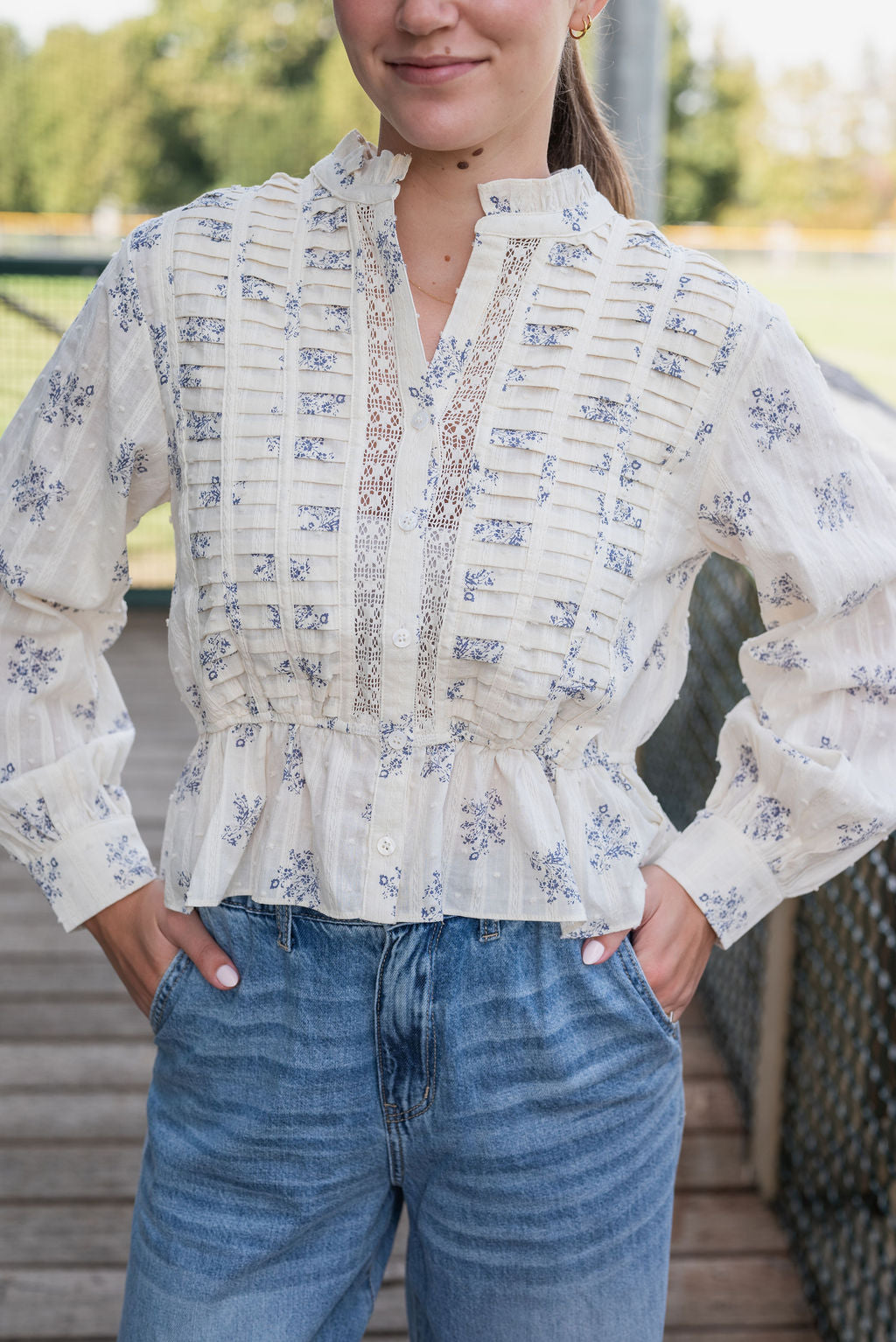 CARLENE FLORAL BLOUSE