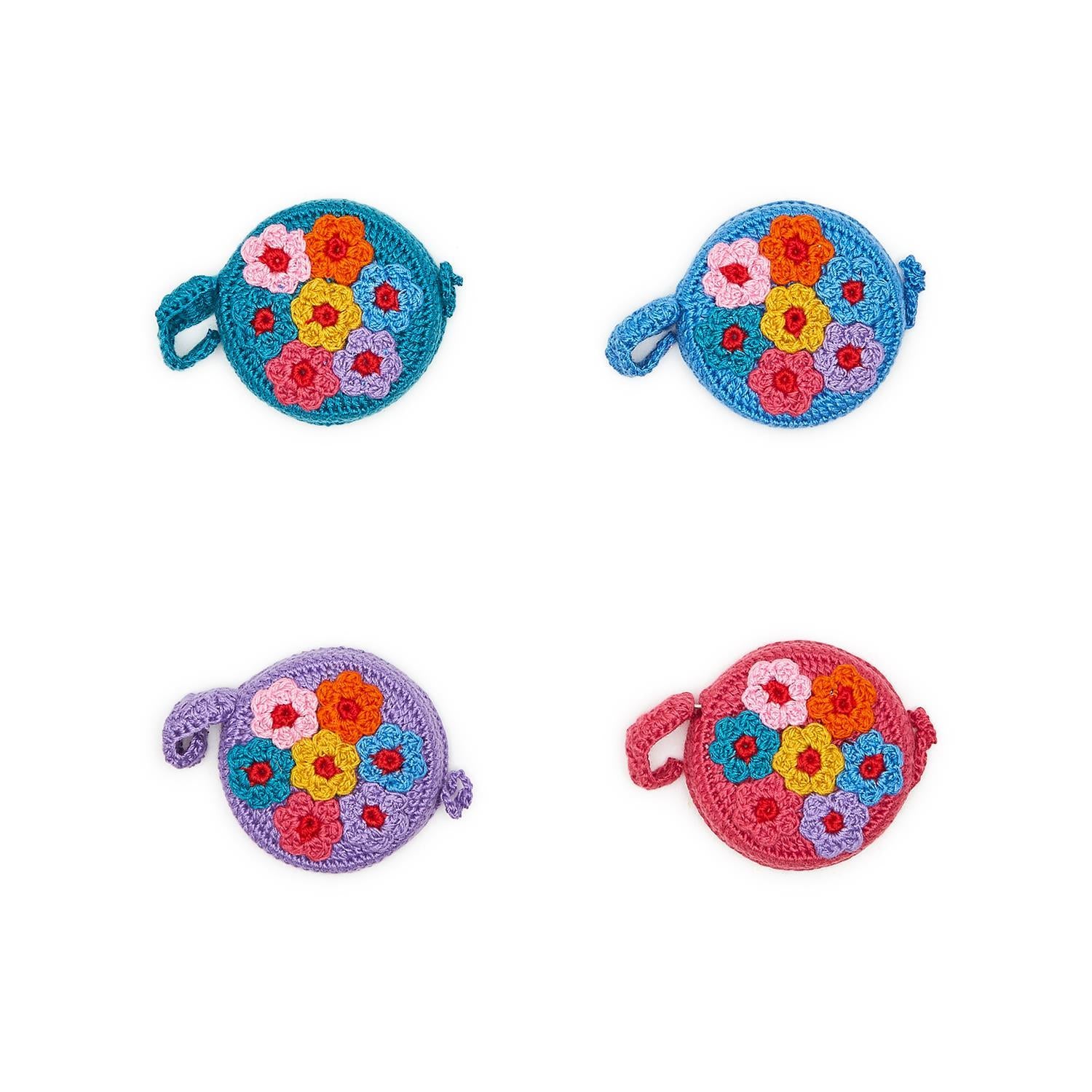 Floribunda Hand-Crocheted Measuring Tape