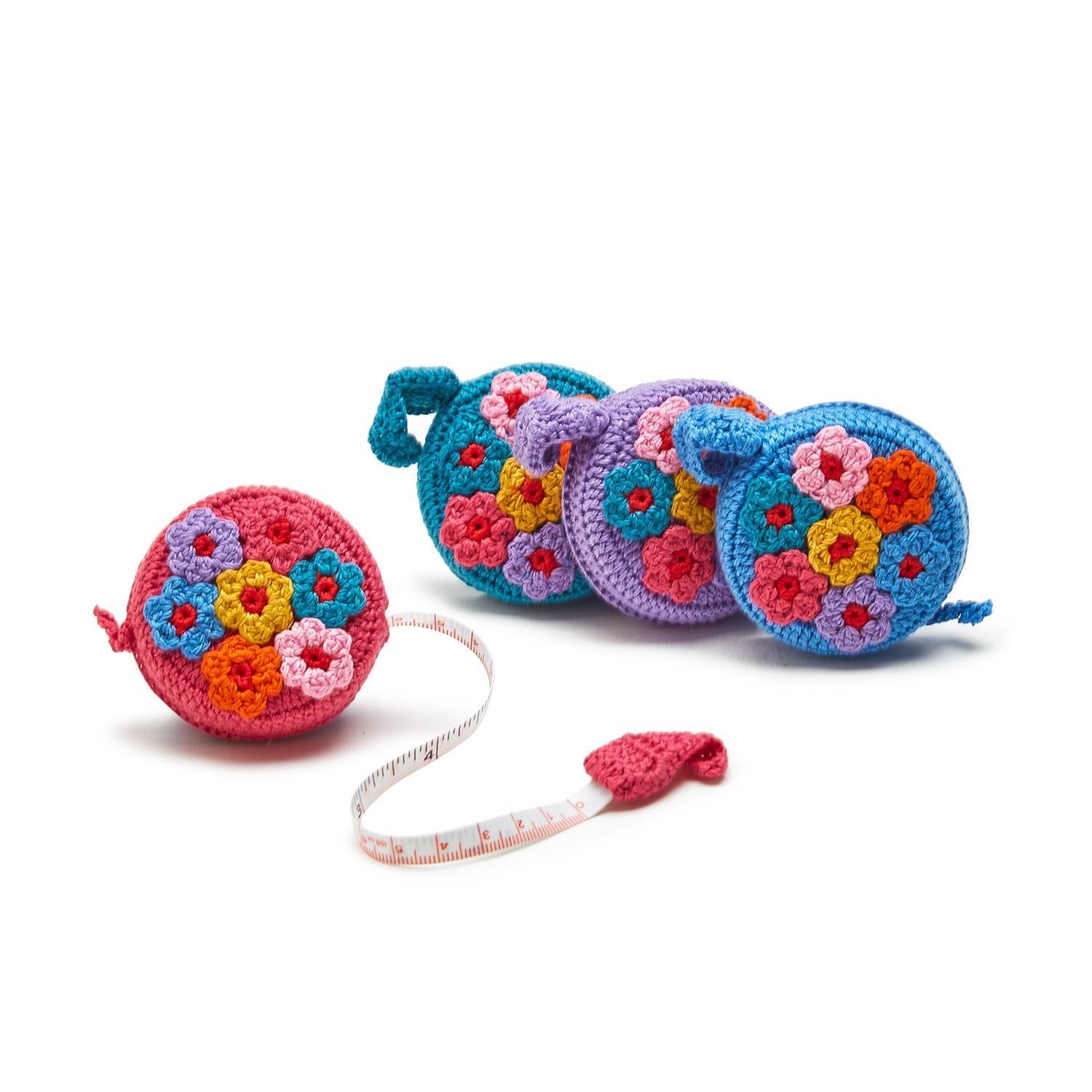 Floribunda Hand-Crocheted Measuring Tape