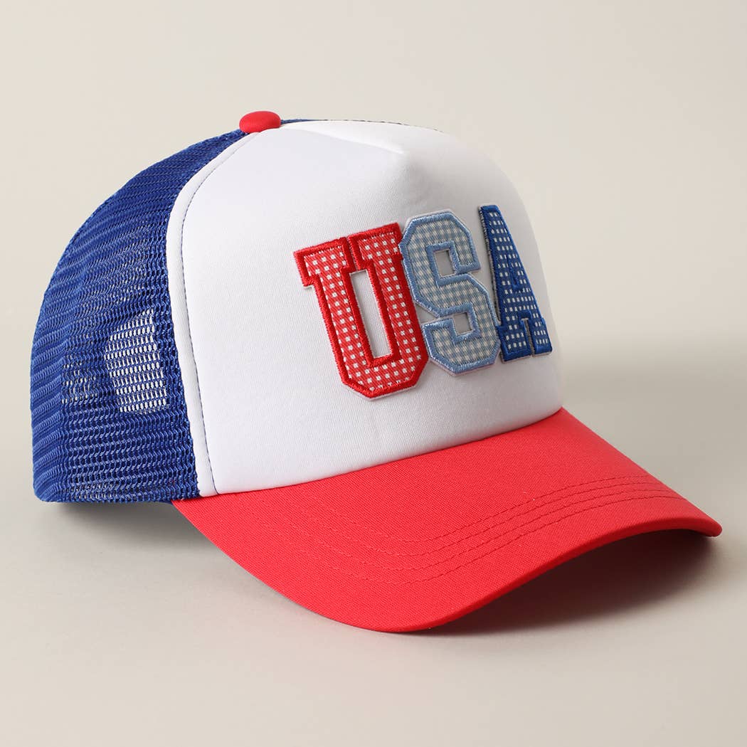 USA Patch Mesh Trucker Hat
