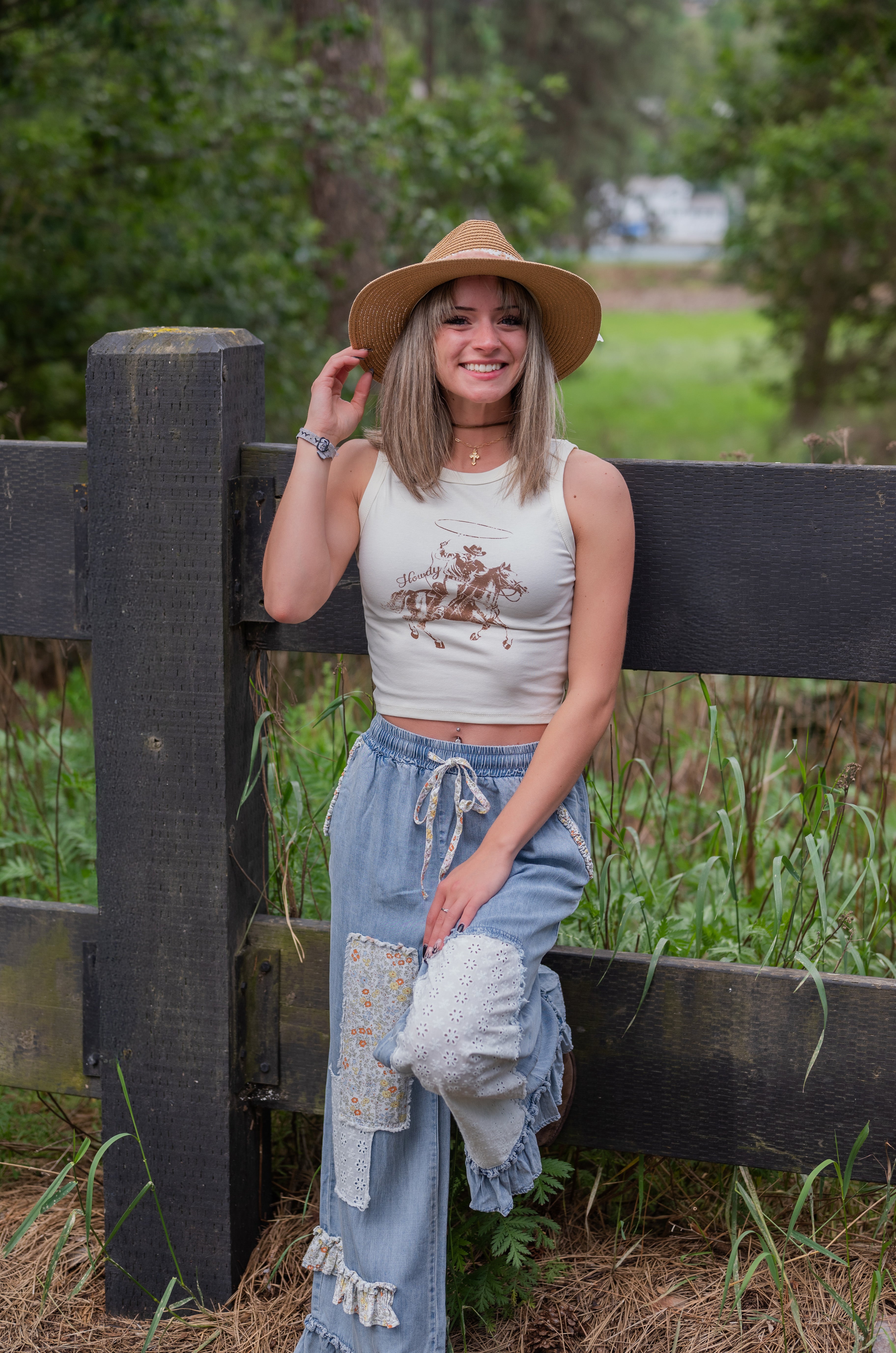 WESTERN CROP TOP