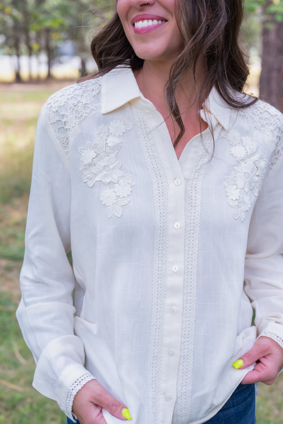 MICA BUTTON DOWN SHIRT