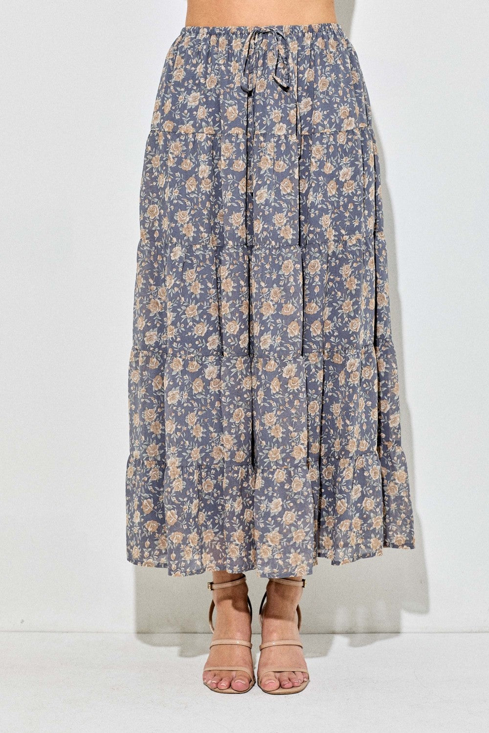 CELESTINE FLORAL MAXI SKIRT