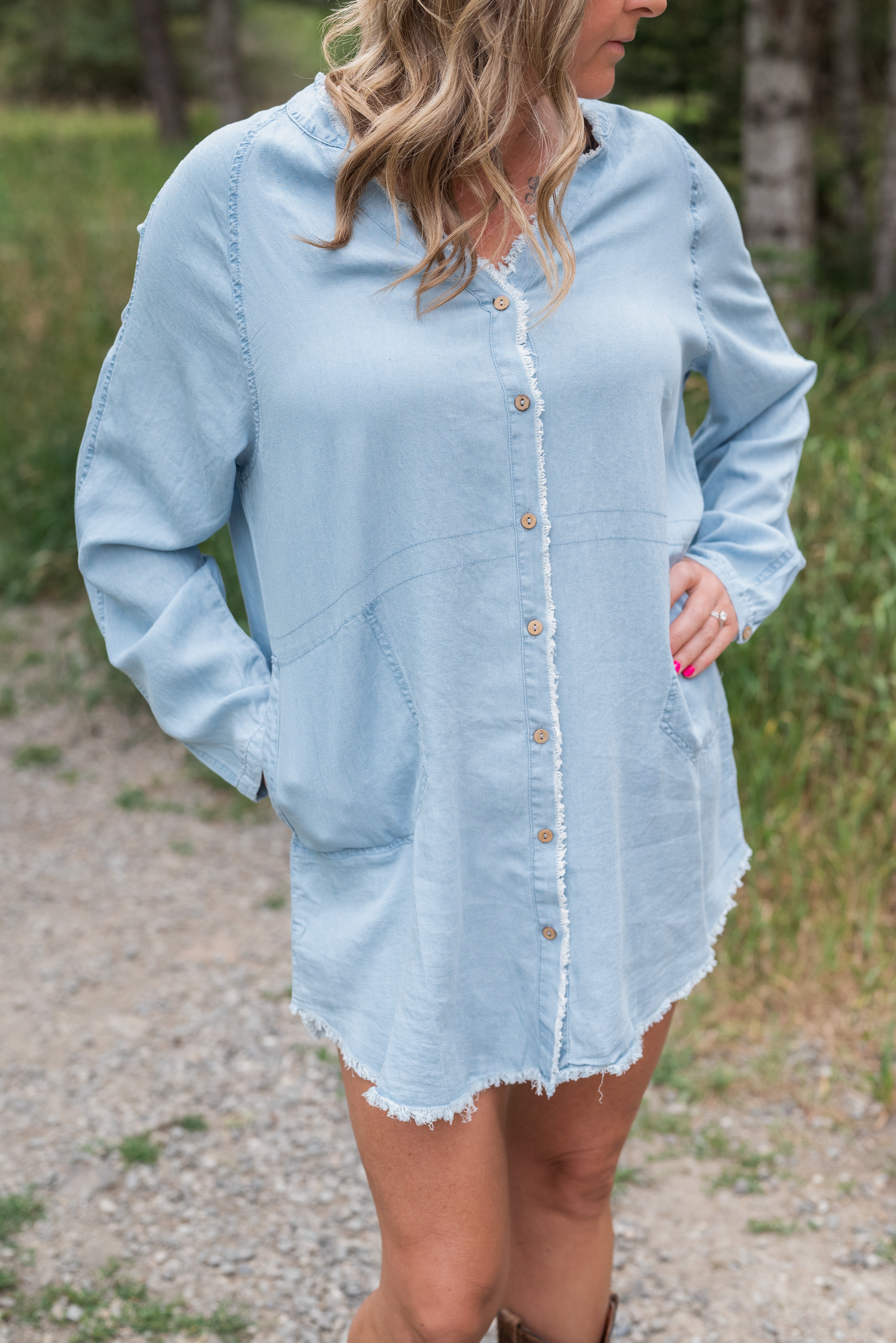 JOHNIE DENIM DRESS