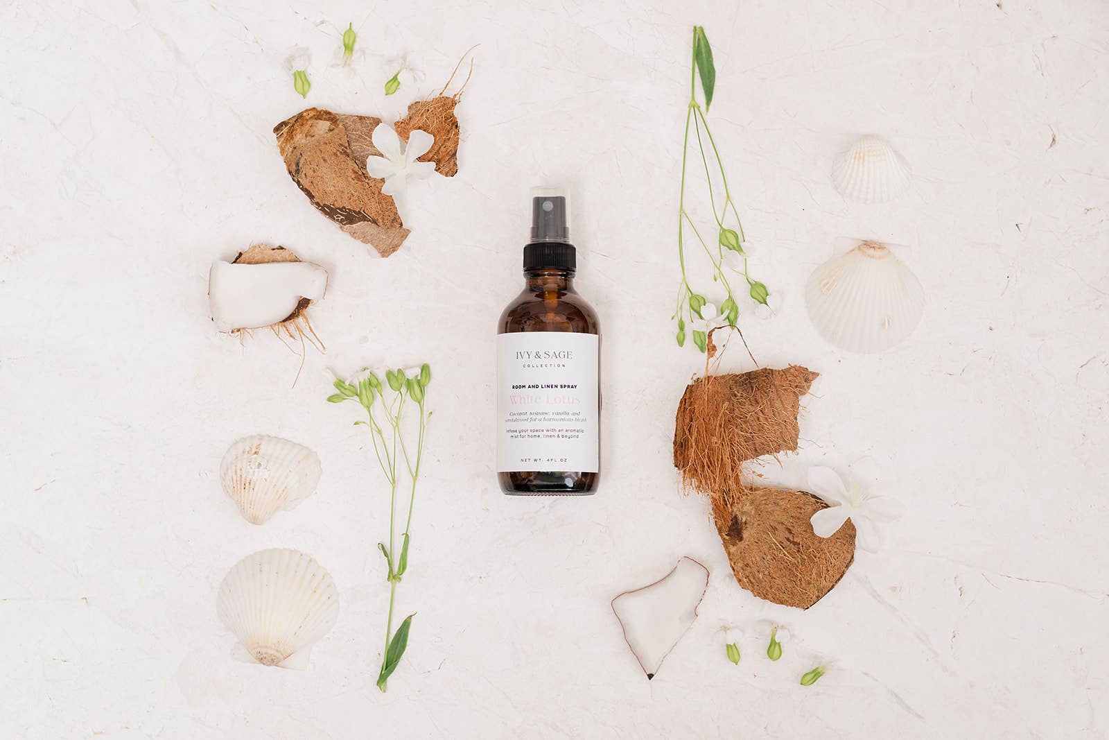 Room & Linen Spray – White Lotus, Warm & Comforting