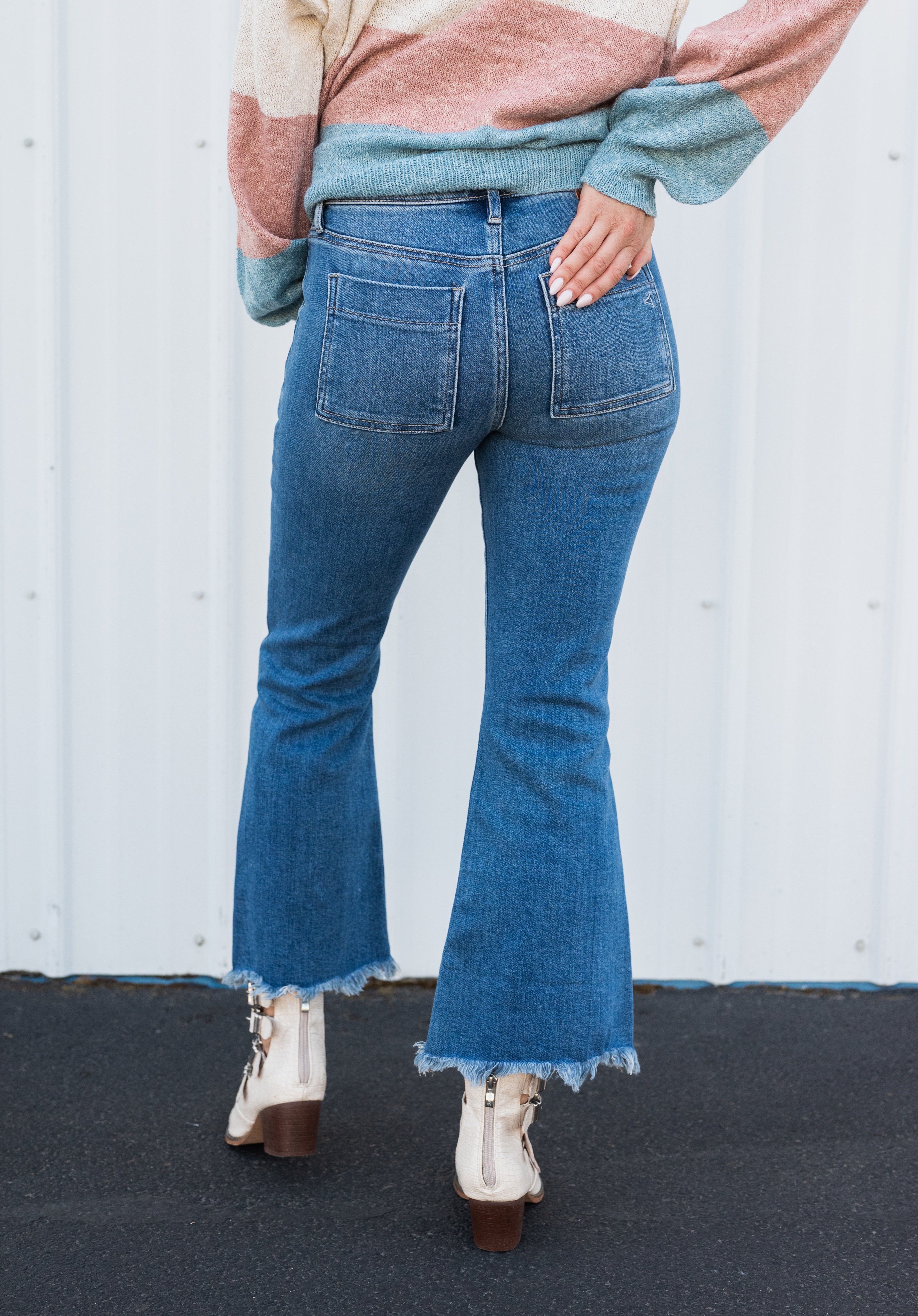 TERESA CARGO CROPPED FLARE