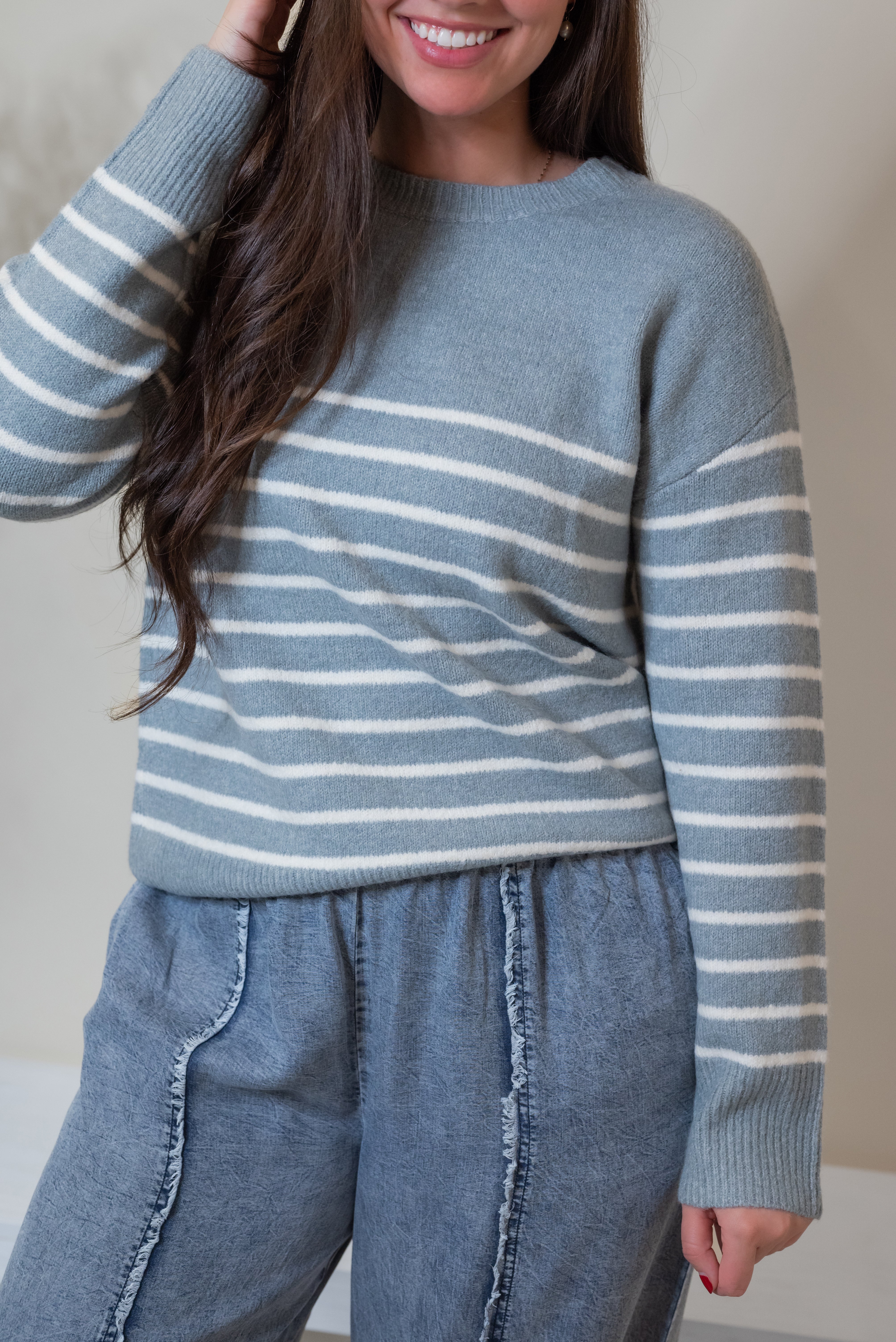 ALETHEA STRIPE SWEATER