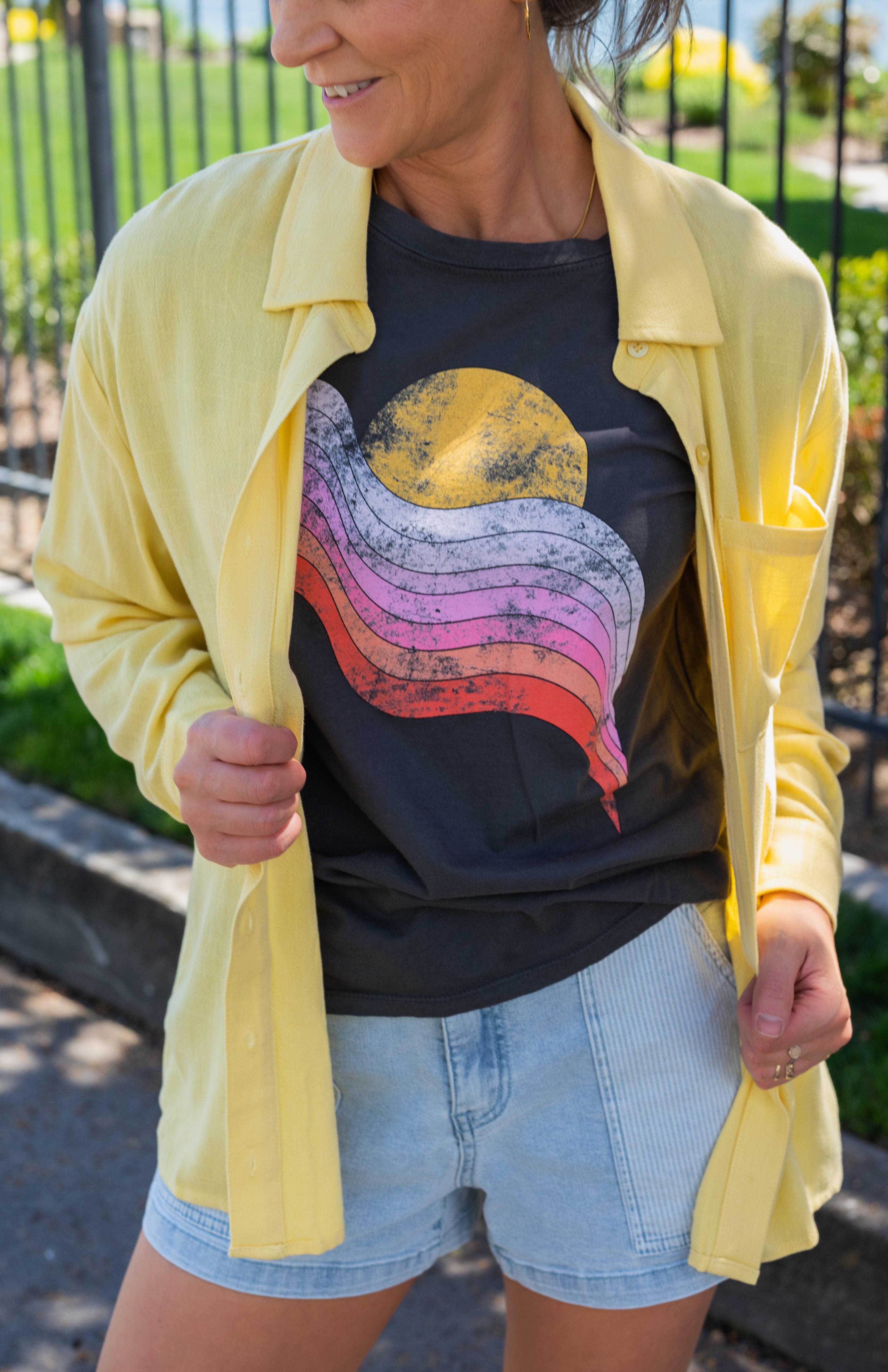 RAINBOW TO SUN TEE