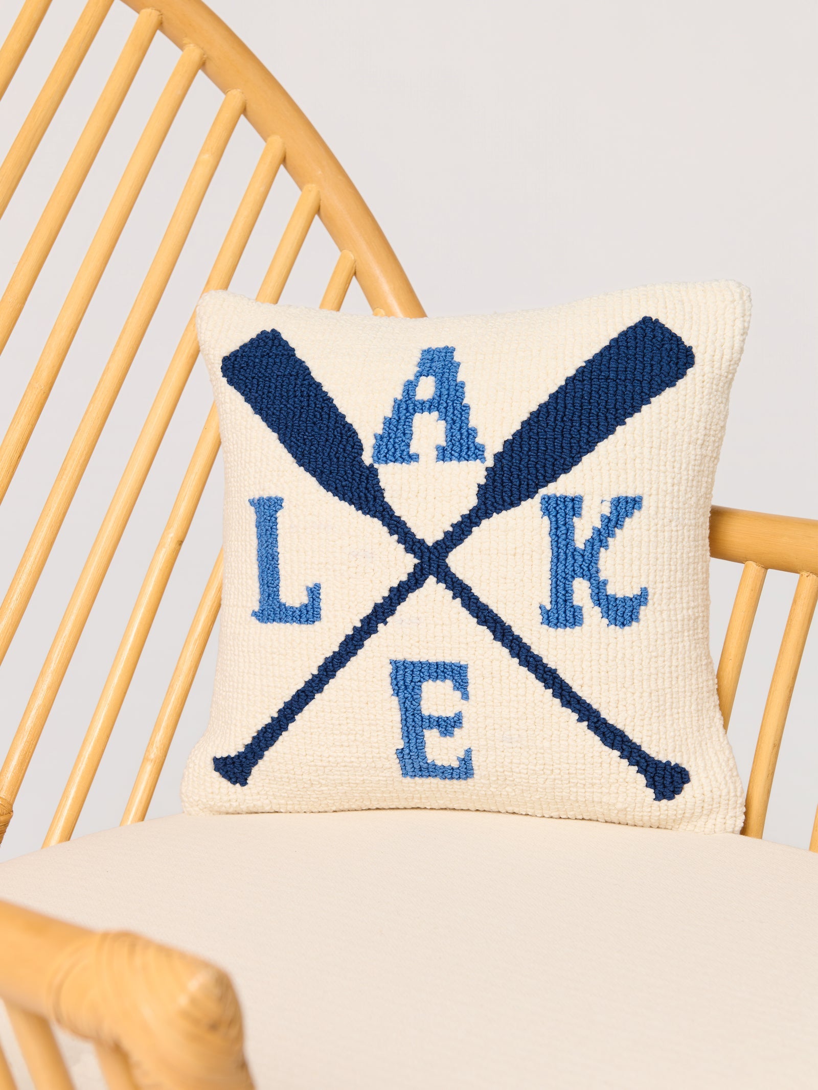 Lake/Oars Pillow