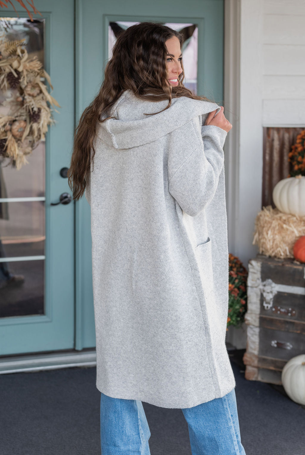 ARETHA HOODED CARDIGAN