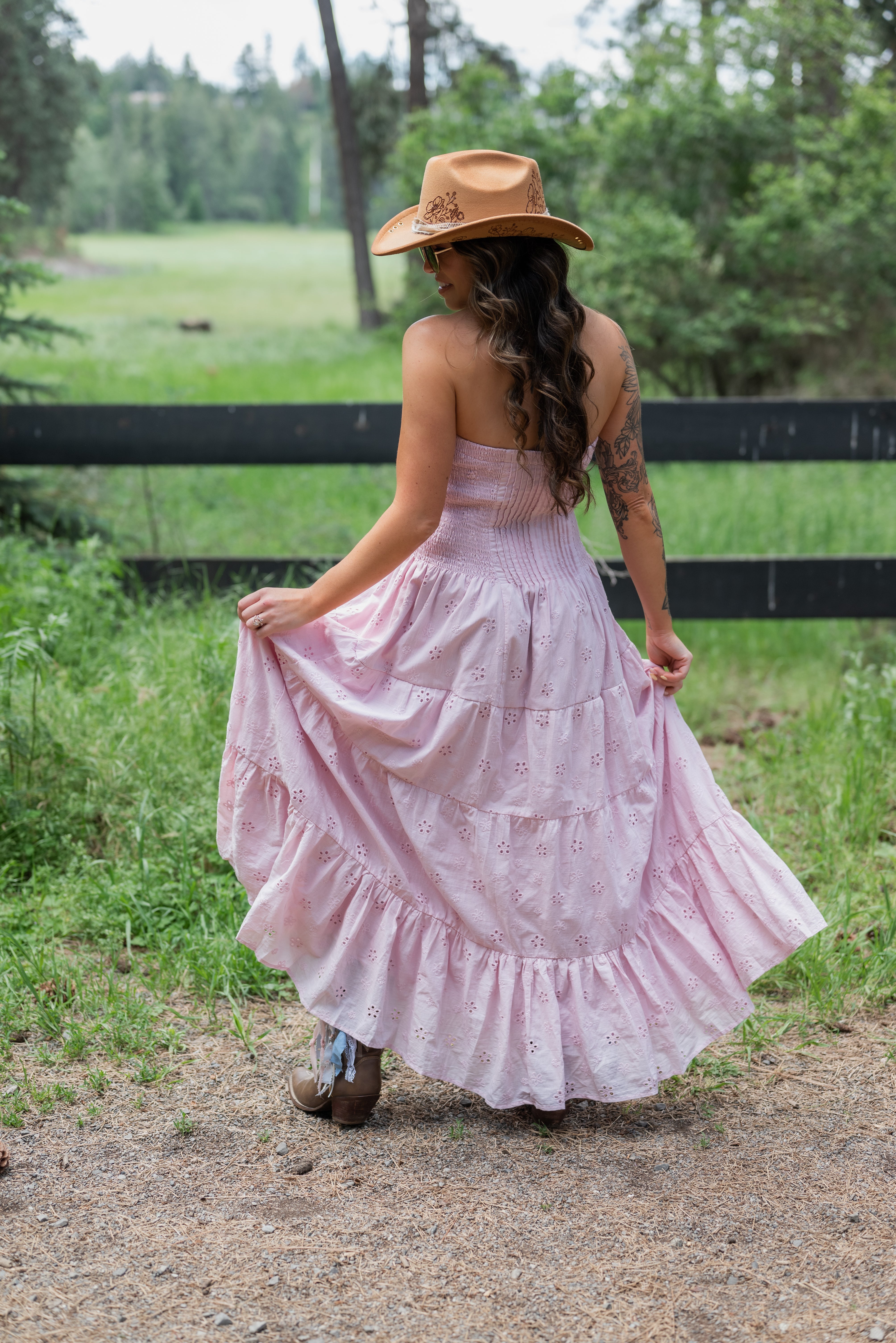 SHELIA STRAPLESS DRESS