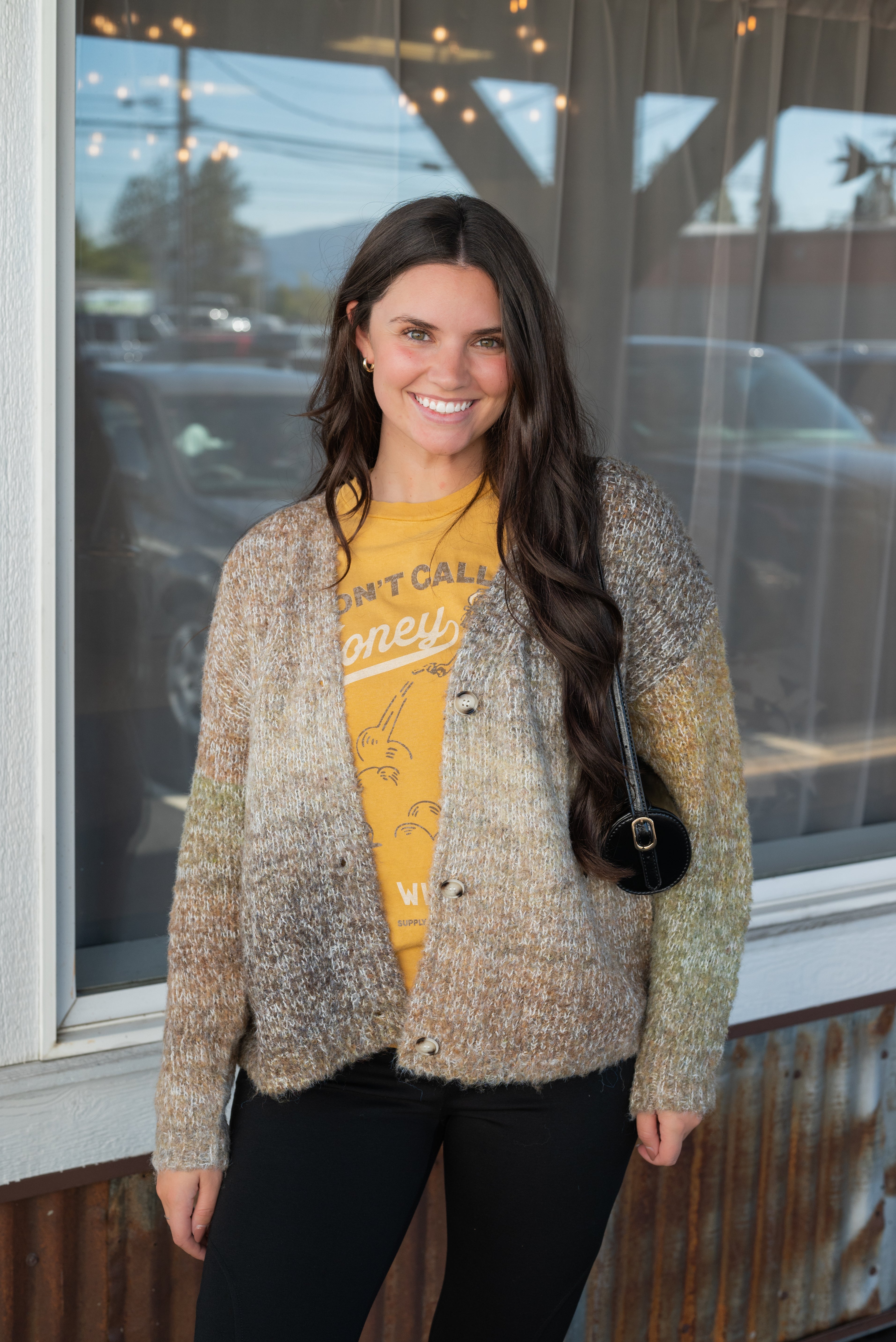 SMILEY OMBRE CARDIGAN