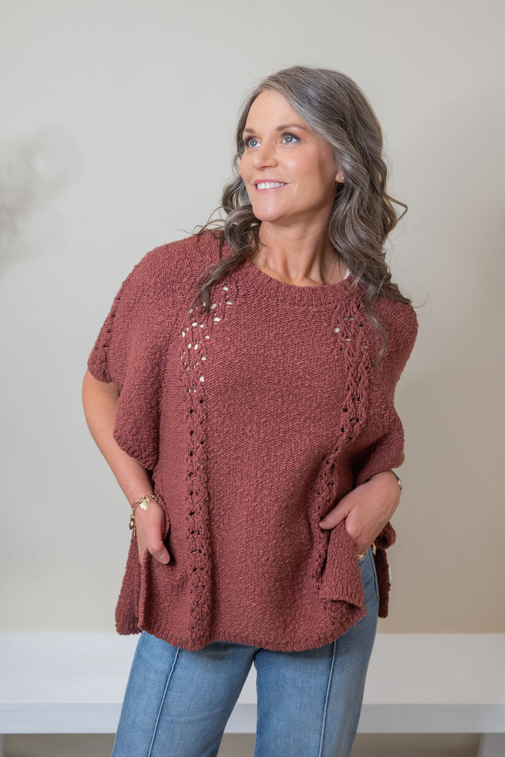 WATTS SWEATER PONCHO