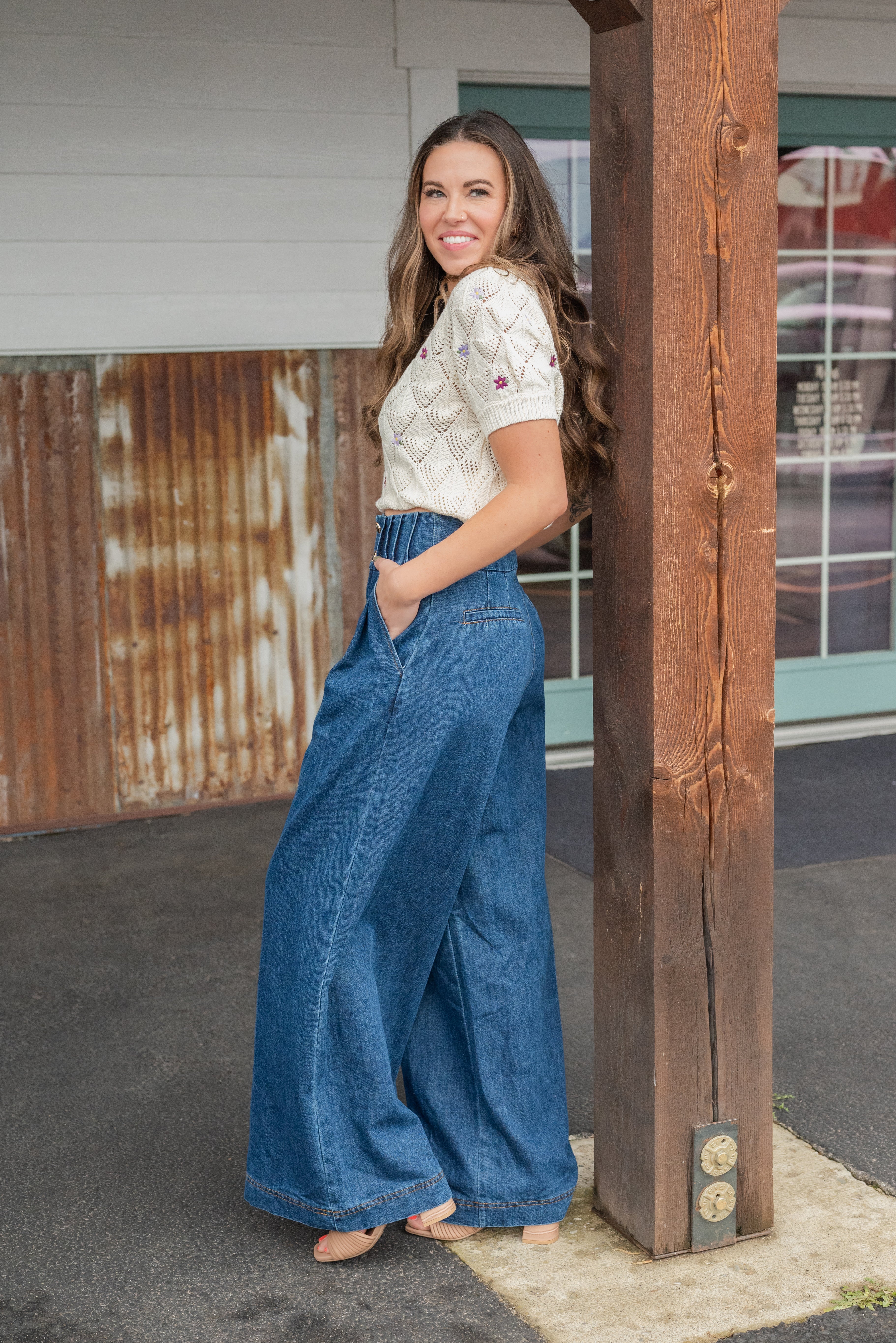 MONICA WIDE LEG PANT