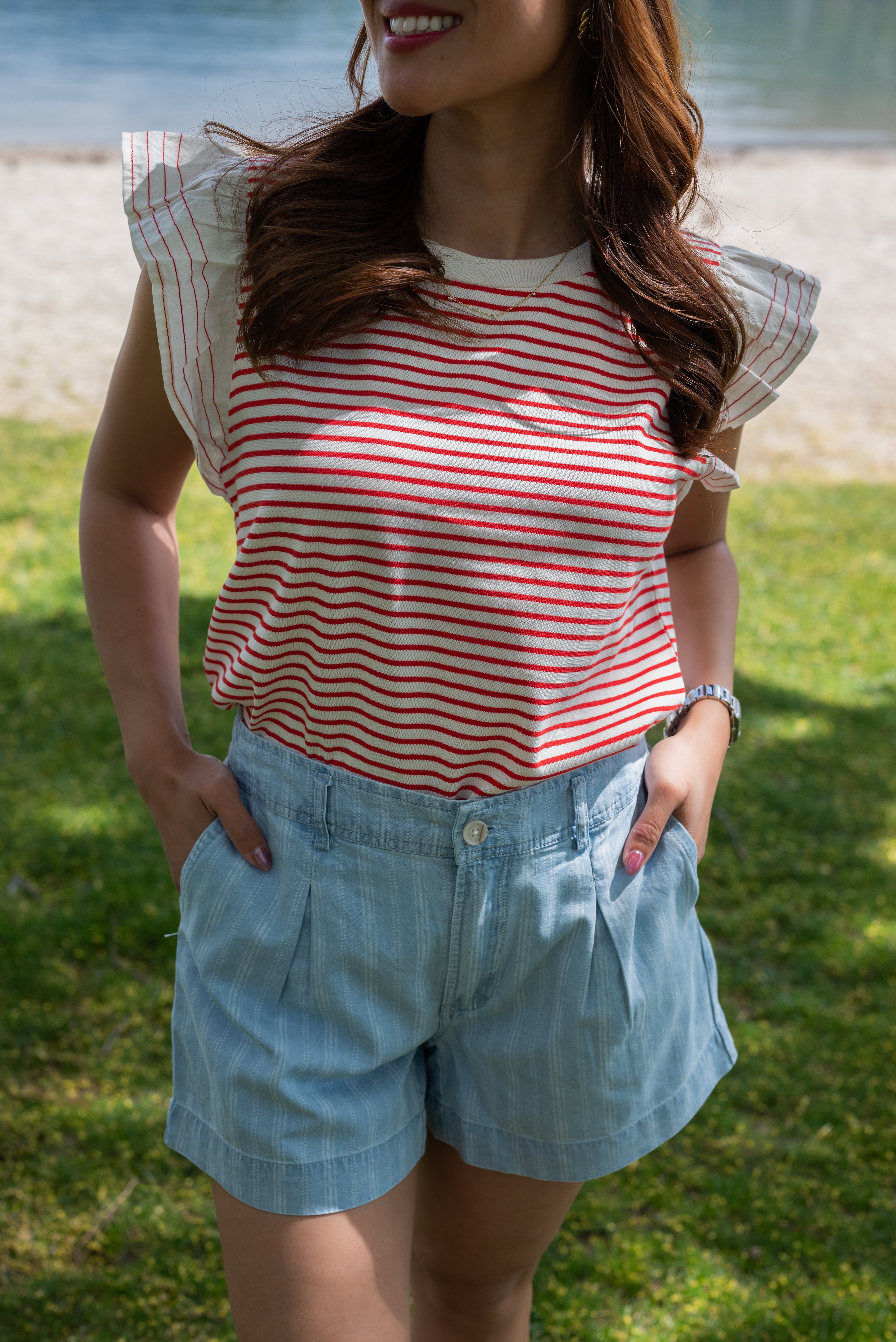 ABBY FLUTTER TOP