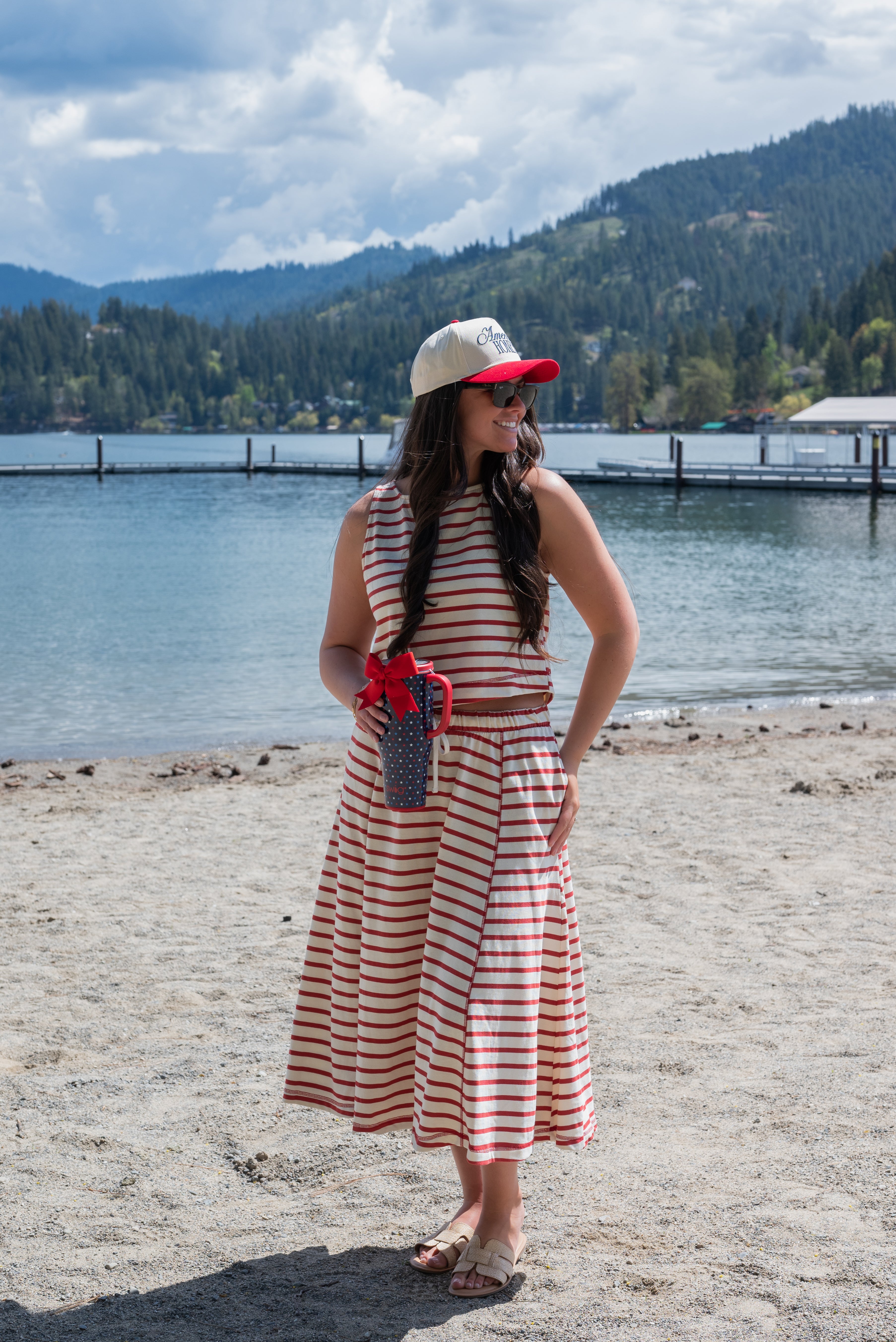 Sasha Striped Skirt